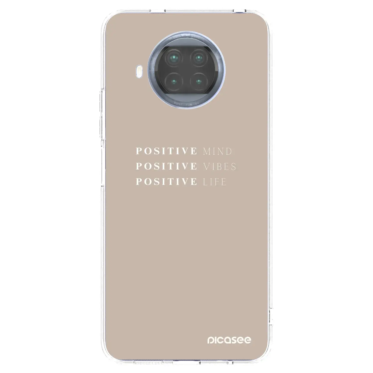Silikonový průhledný obal pro Xiaomi Mi 10T Lite - Positive Vibes
