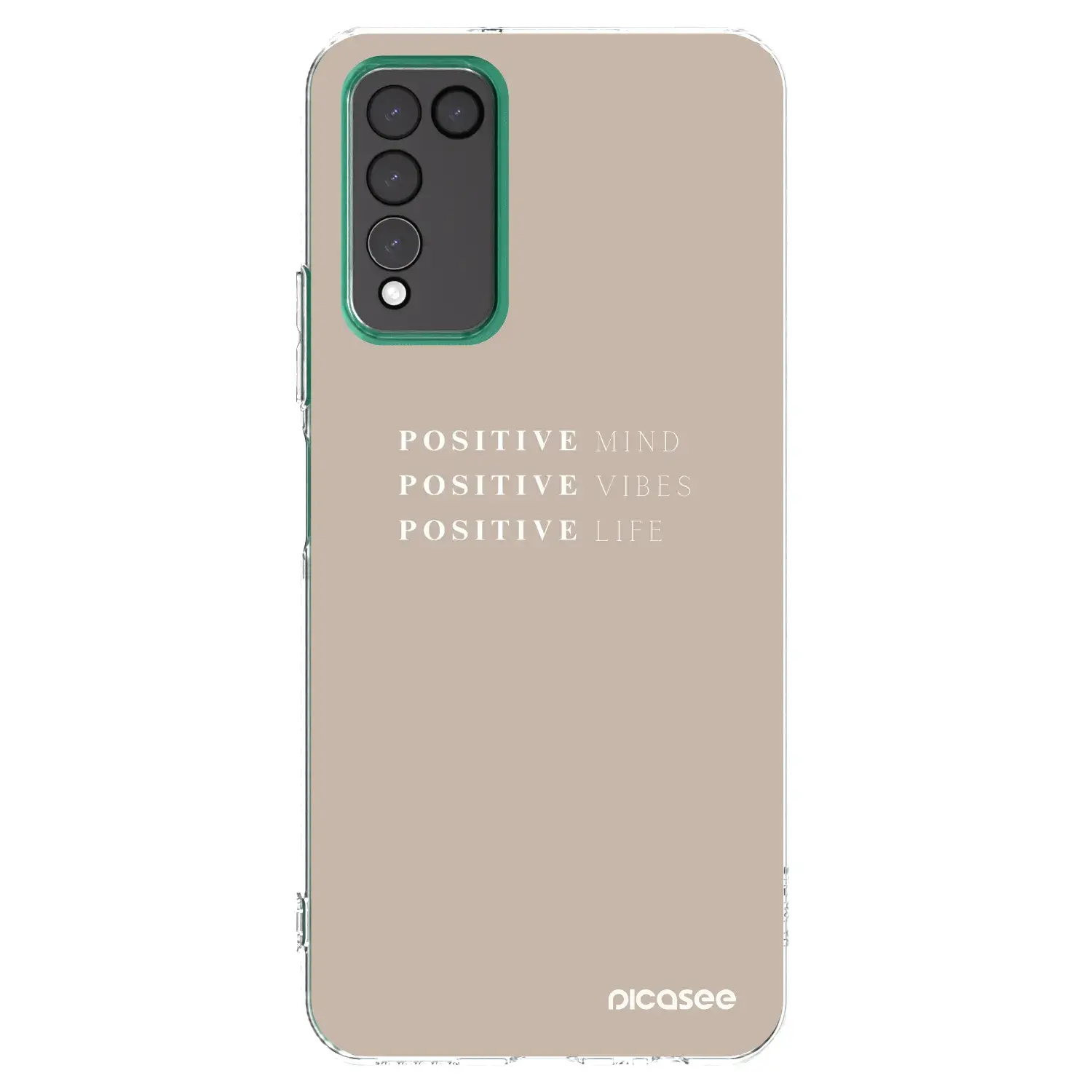Silikonový průhledný obal pro Honor 10X Lite - Positive Vibes