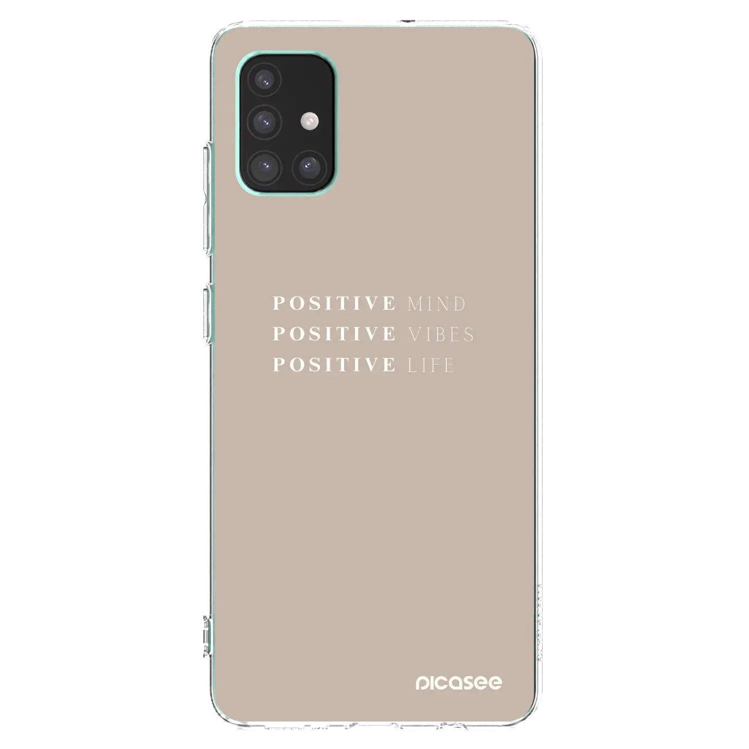 Silikonový průhledný obal pro Samsung Galaxy M51 M515F - Positive Vibes