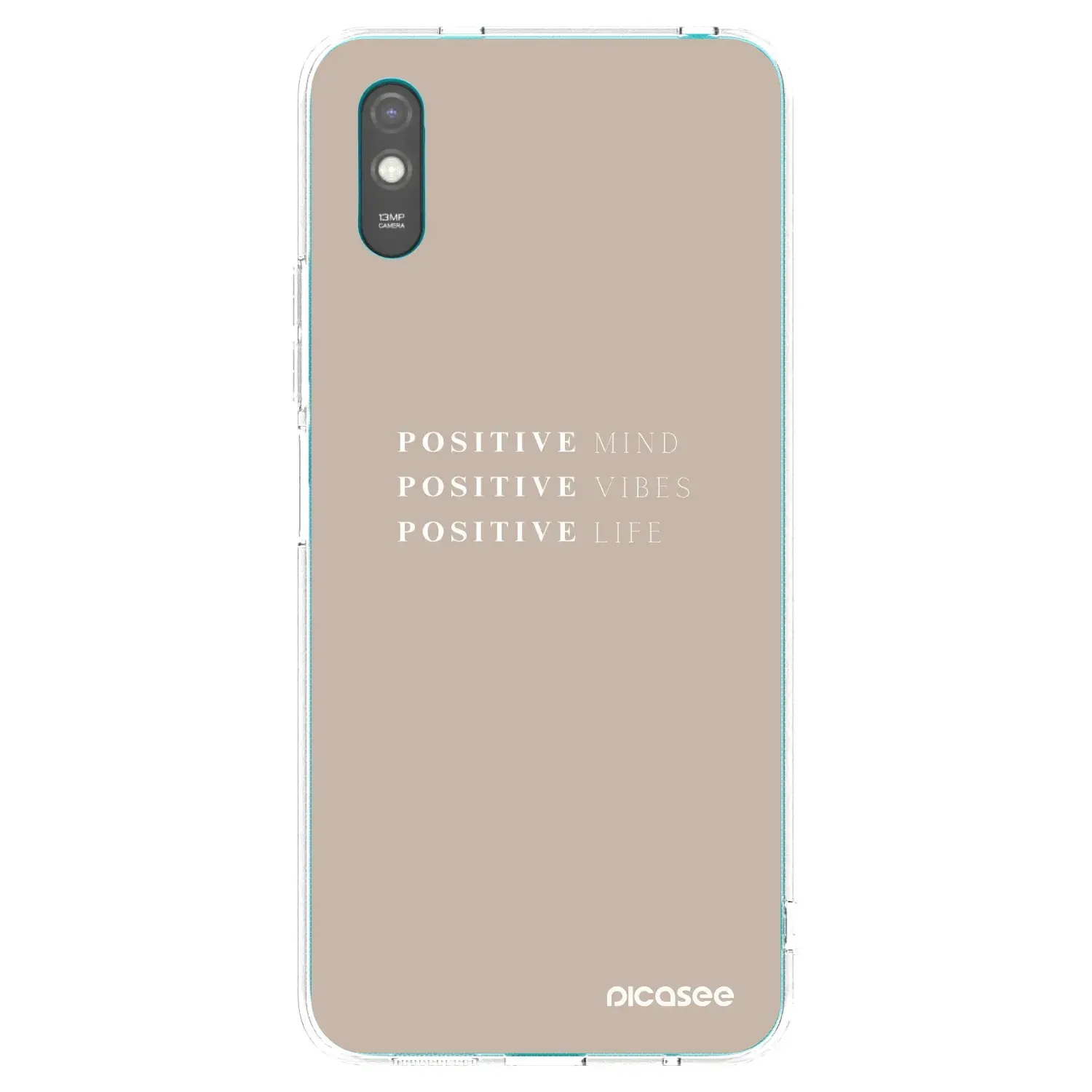 Silikonový průhledný obal pro Xiaomi Redmi 9AT - Positive Vibes