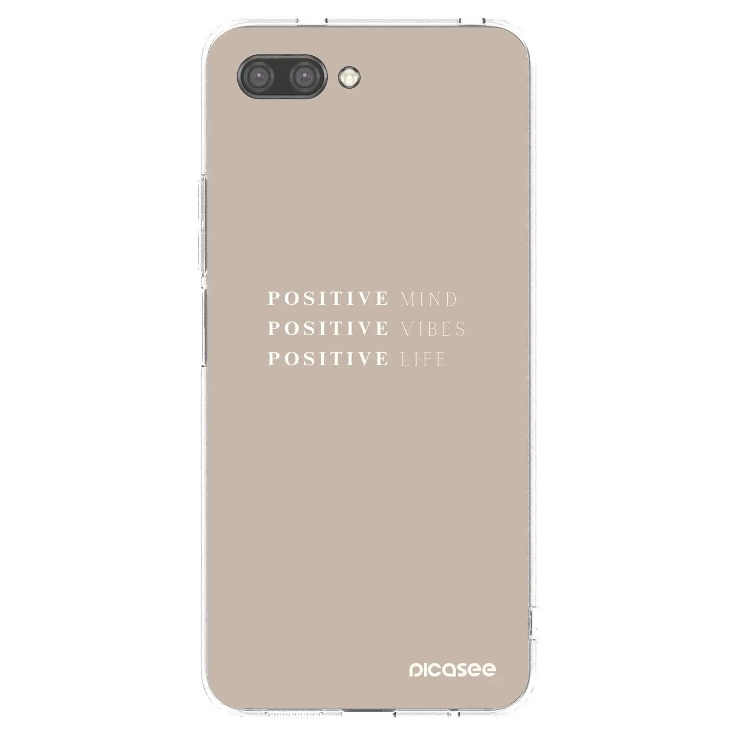 Silikonový průhledný obal pro Honor 10 - Positive Vibes