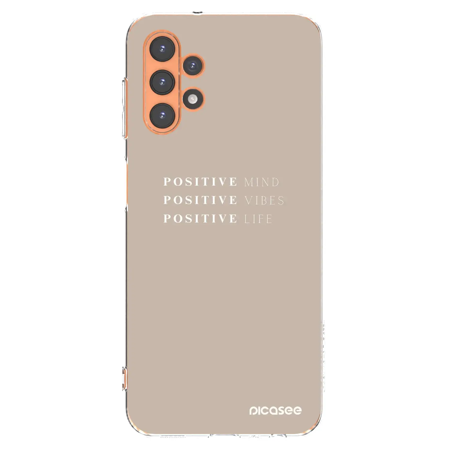 Silikonový průhledný obal pro Samsung Galaxy A13 4G A135 - Positive Vibes