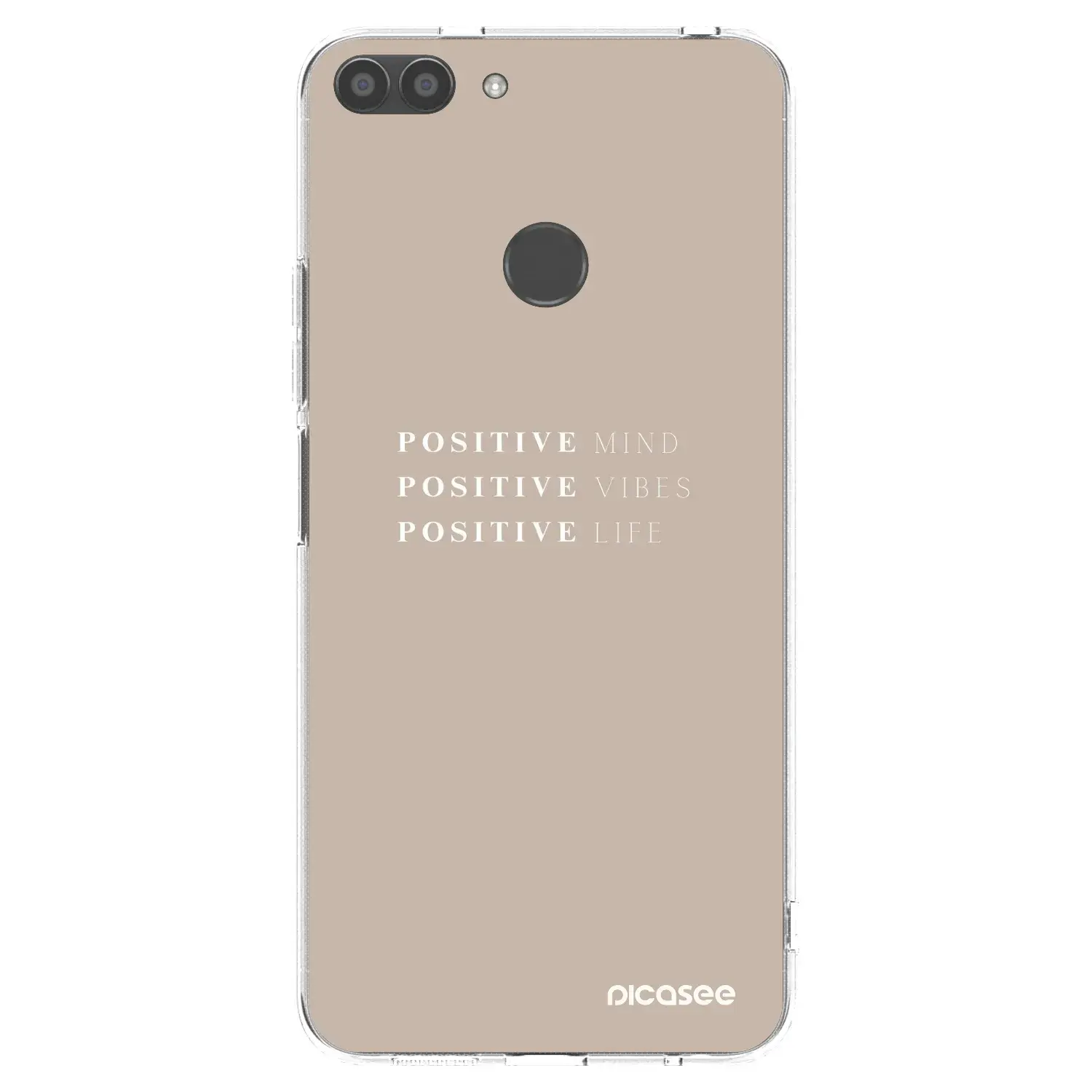 Silikonový průhledný obal pro Huawei P Smart - Positive Vibes