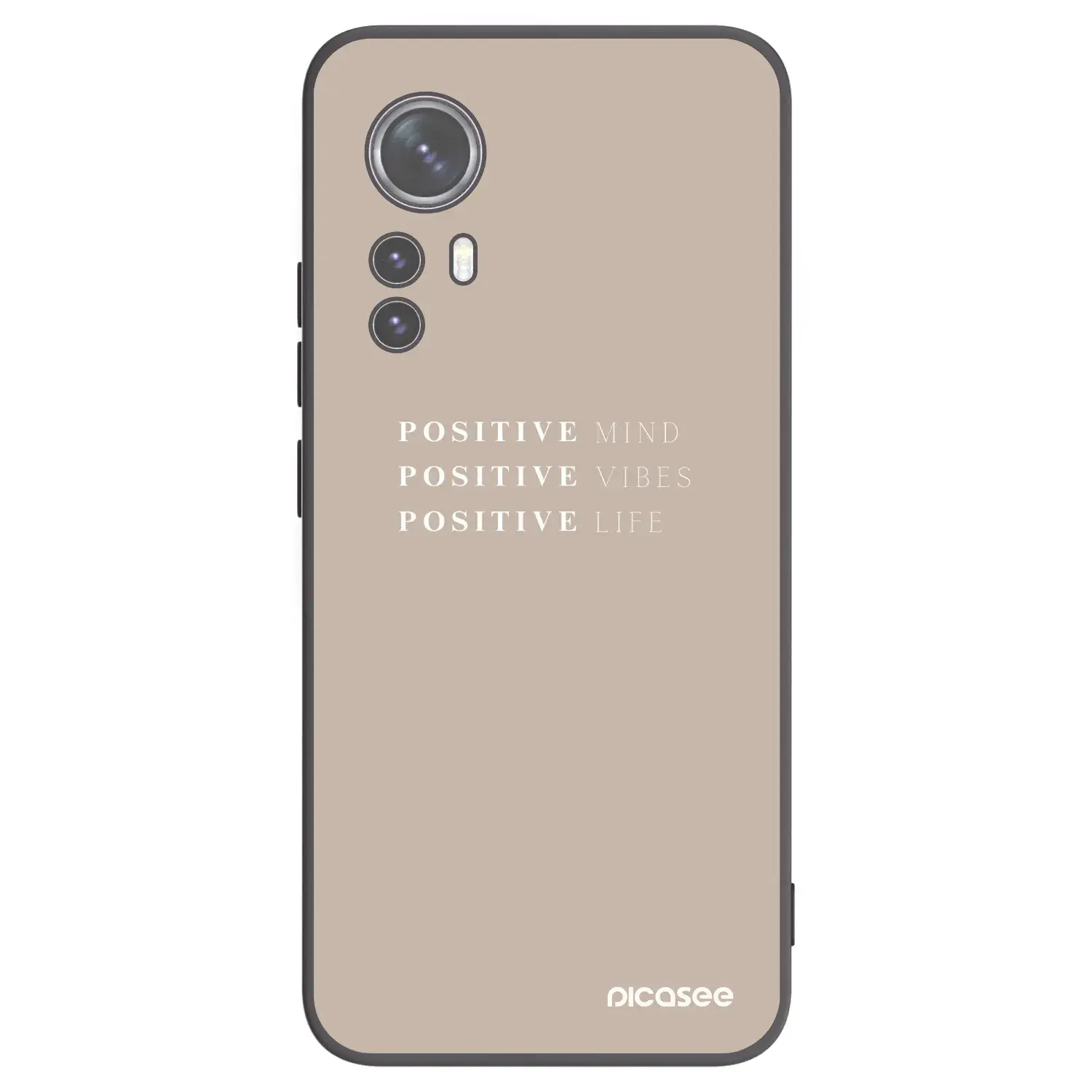 Silikonový černý obal pro Xiaomi 12X - Positive Vibes