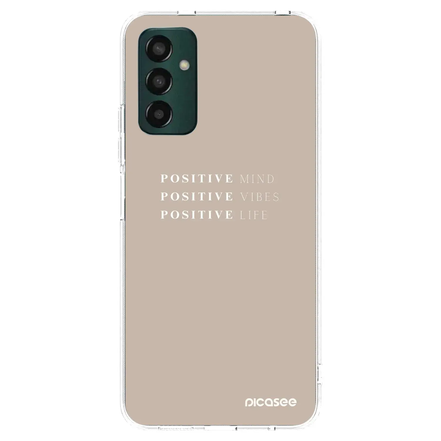 Silikonový průhledný obal pro Samsung Galaxy M23 5G - Positive Vibes
