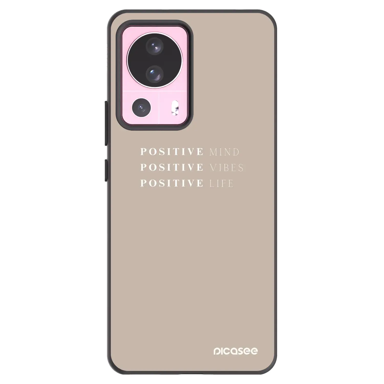 Silikonový černý obal pro Xiaomi 13 Lite - Positive Vibes