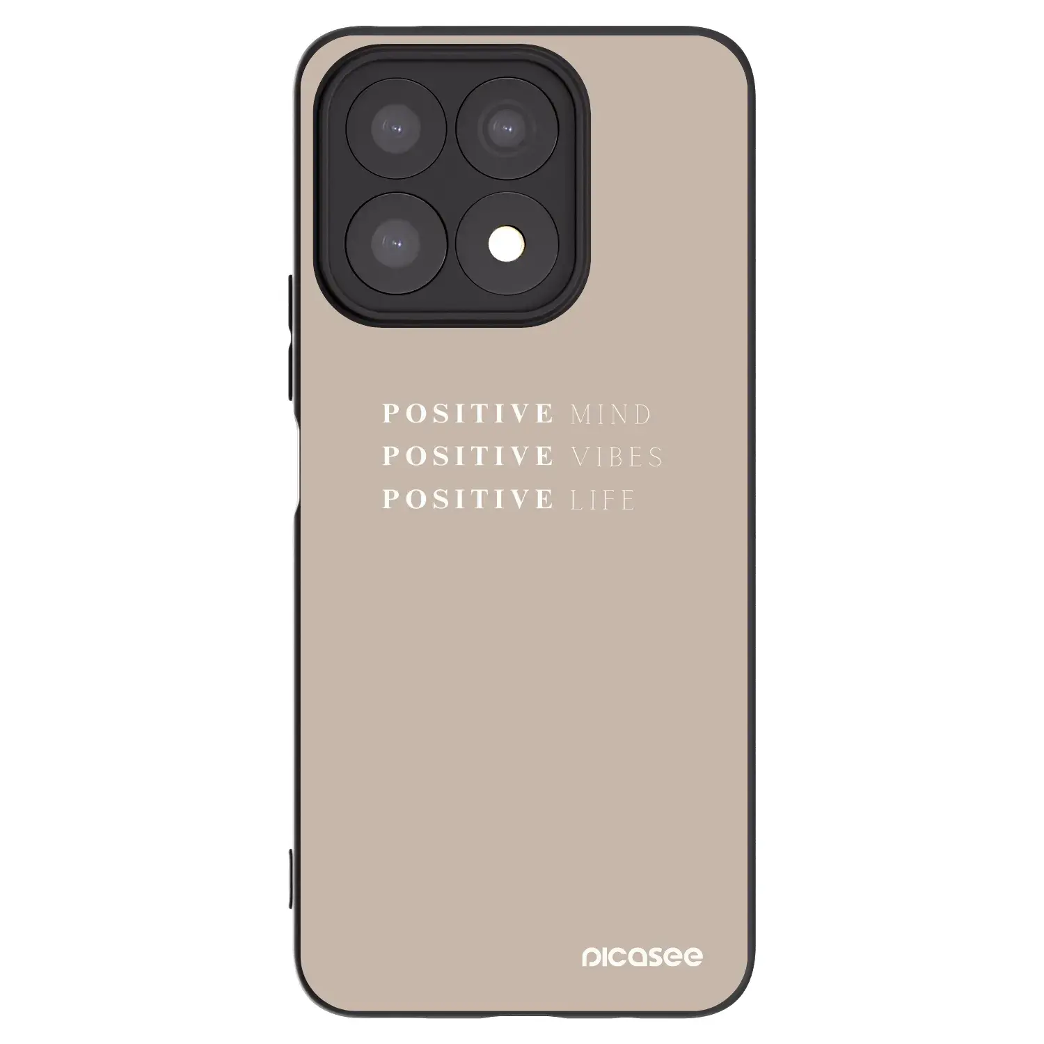 Silikonový černý obal pro Honor X8a - Positive Vibes