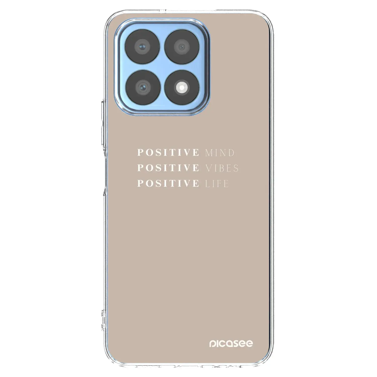 Silikonový průhledný obal pro Honor X8a - Positive Vibes