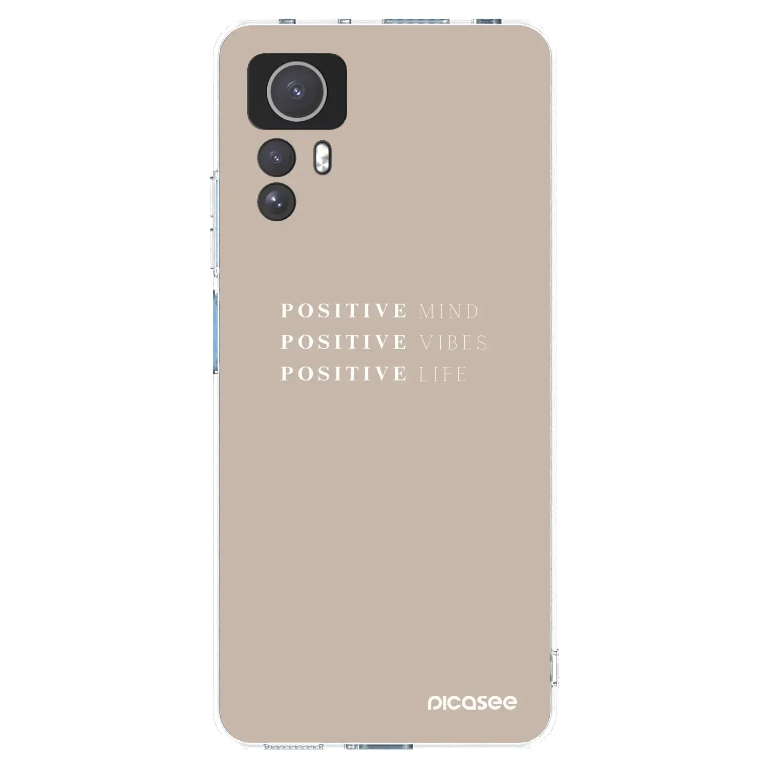 Silikonový průhledný obal pro Xiaomi Redmi Note 12S - Positive Vibes