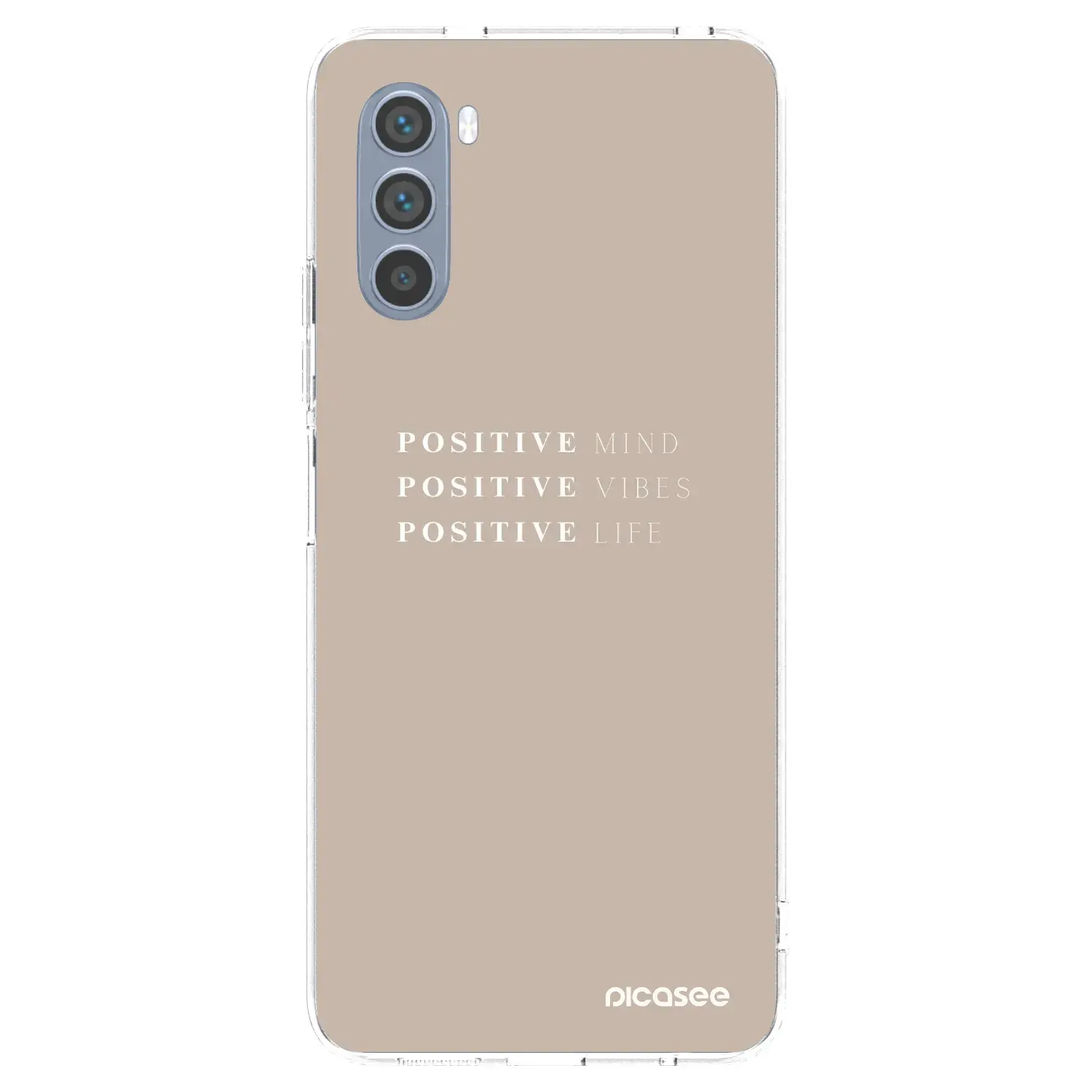 Silikonový průhledný obal pro Motorola Moto G62 - Positive Vibes
