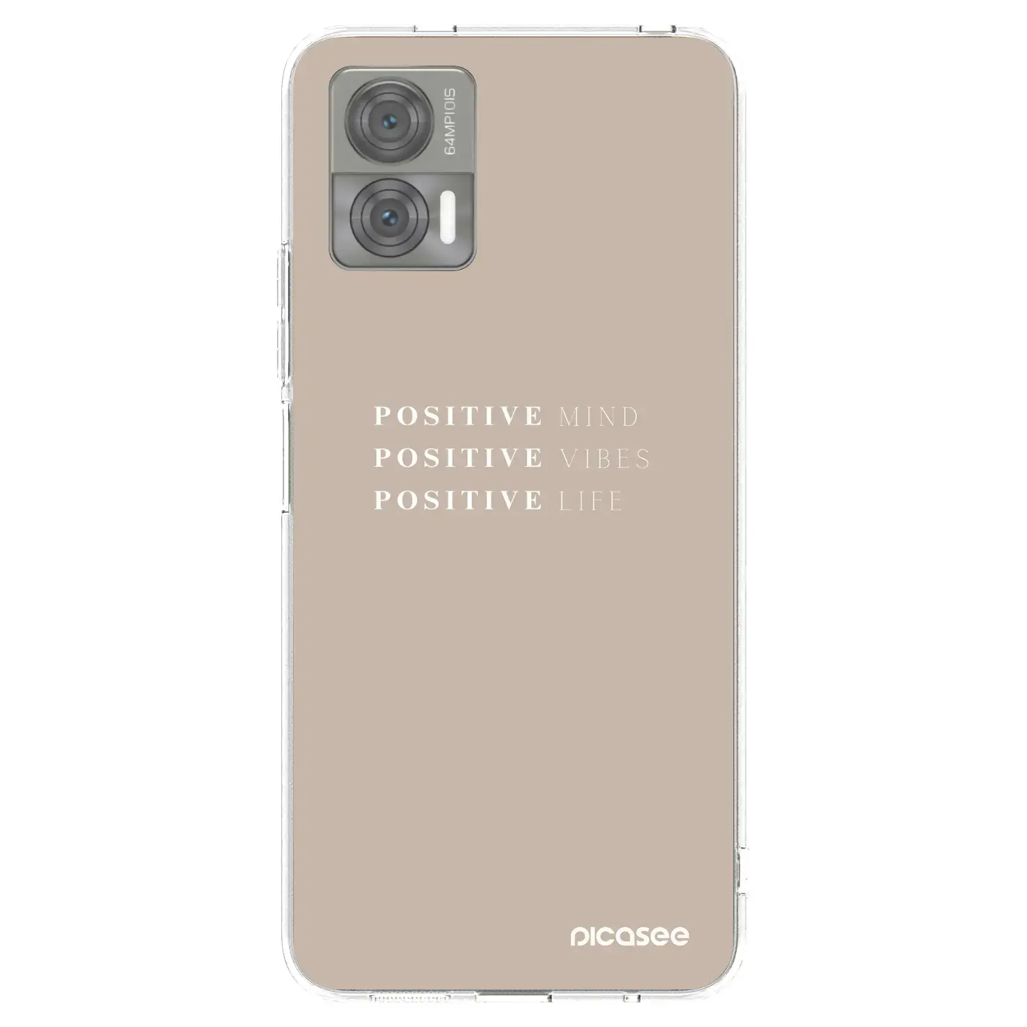 Silikonový průhledný obal pro Motorola Edge 30 Neo - Positive Vibes