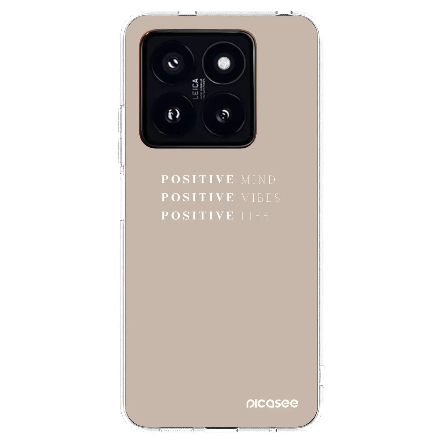 Silikonový průhledný obal pro Xiaomi 14 Pro - Positive Vibes