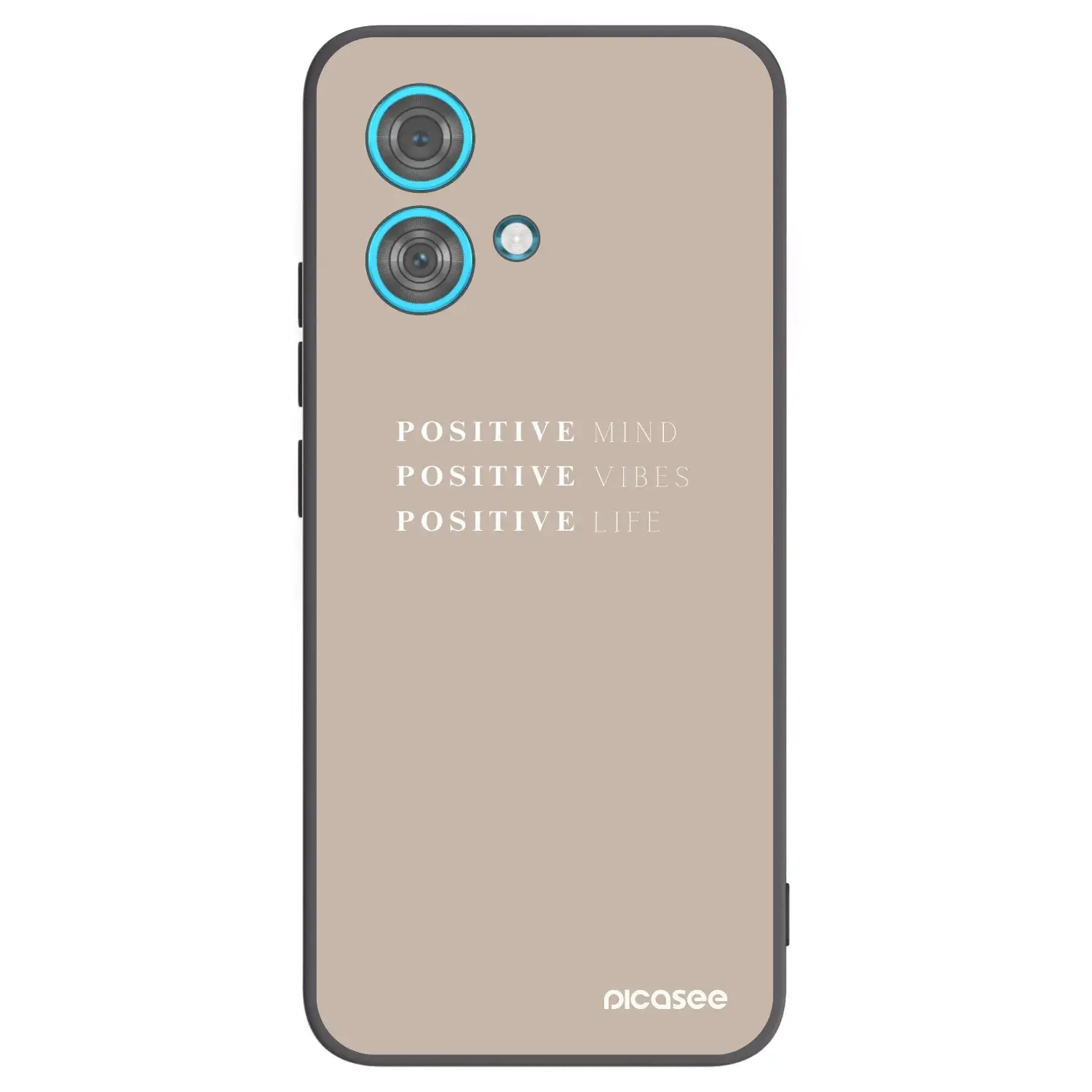 Silikonový černý obal pro Motorola Edge 40 Neo - Positive Vibes