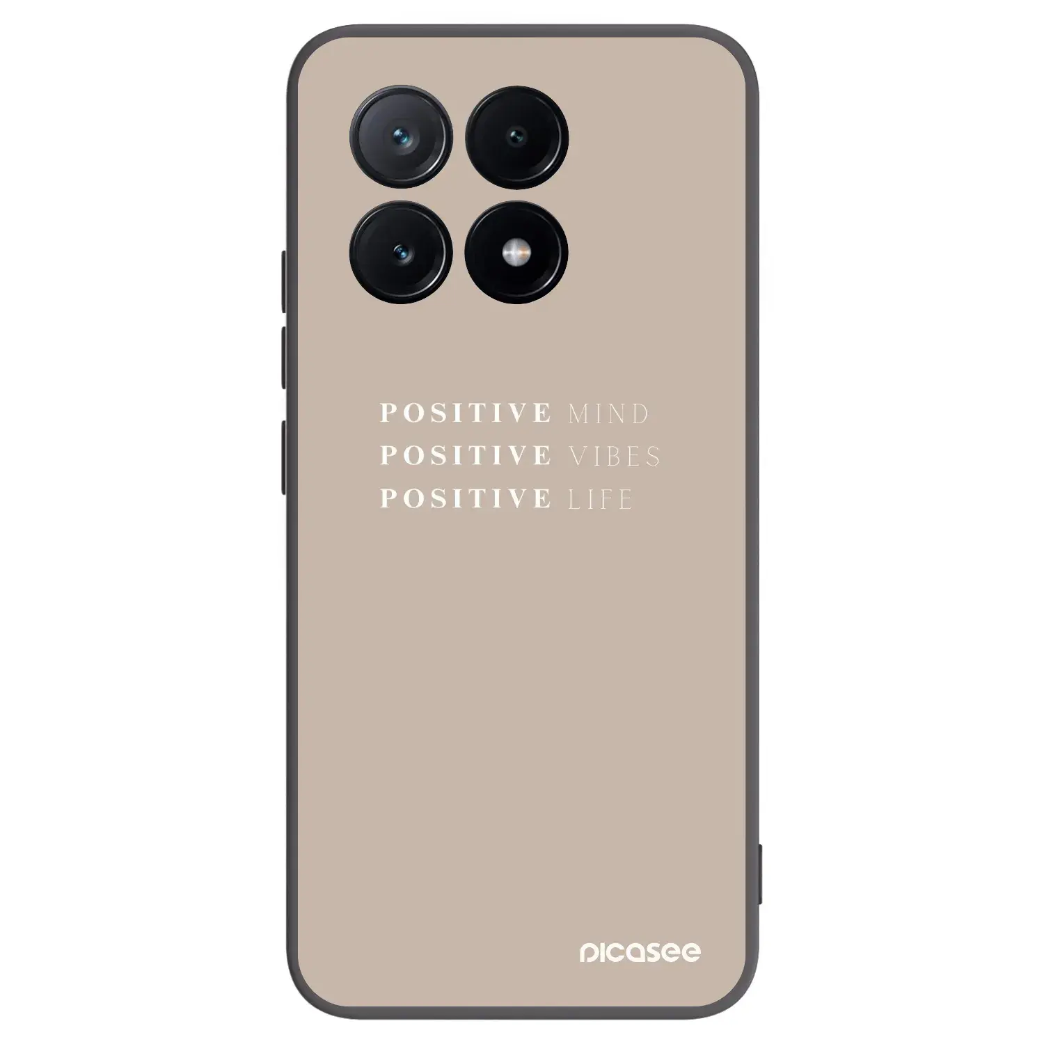 Silikonový černý obal pro Xiaomi Poco X6 Pro - Positive Vibes