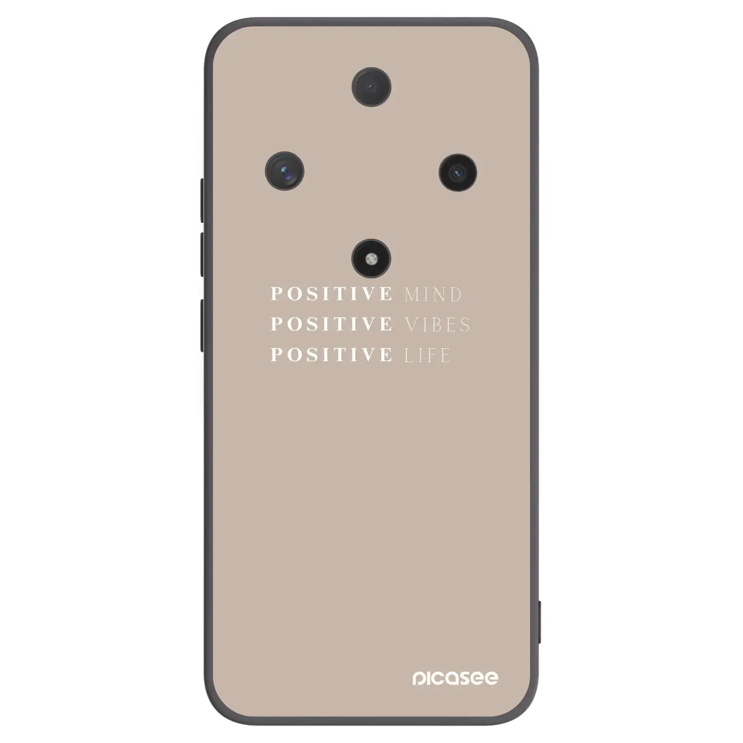 Silikonový černý obal pro Honor Magic6 Lite 5G - Positive Vibes