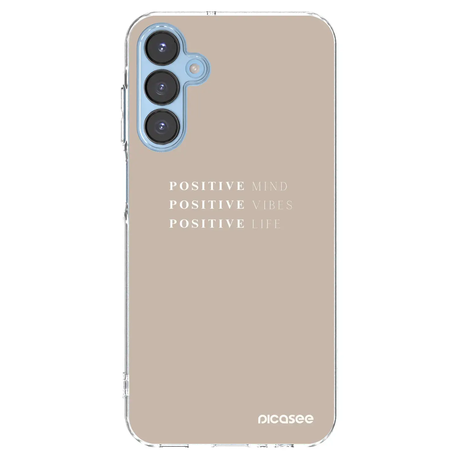 Silikonový průhledný obal pro Samsung Galaxy A15 A156B 5G - Positive Vibes