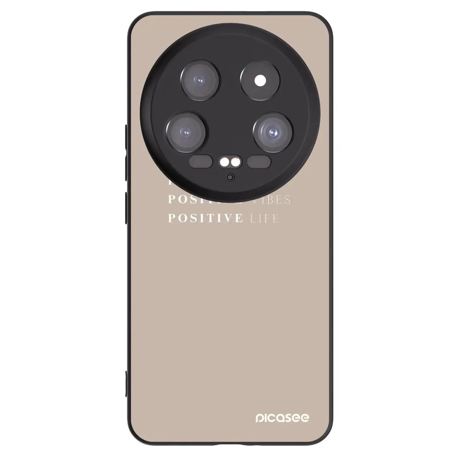 Silikonový černý obal pro Xiaomi 14 Ultra - Positive Vibes