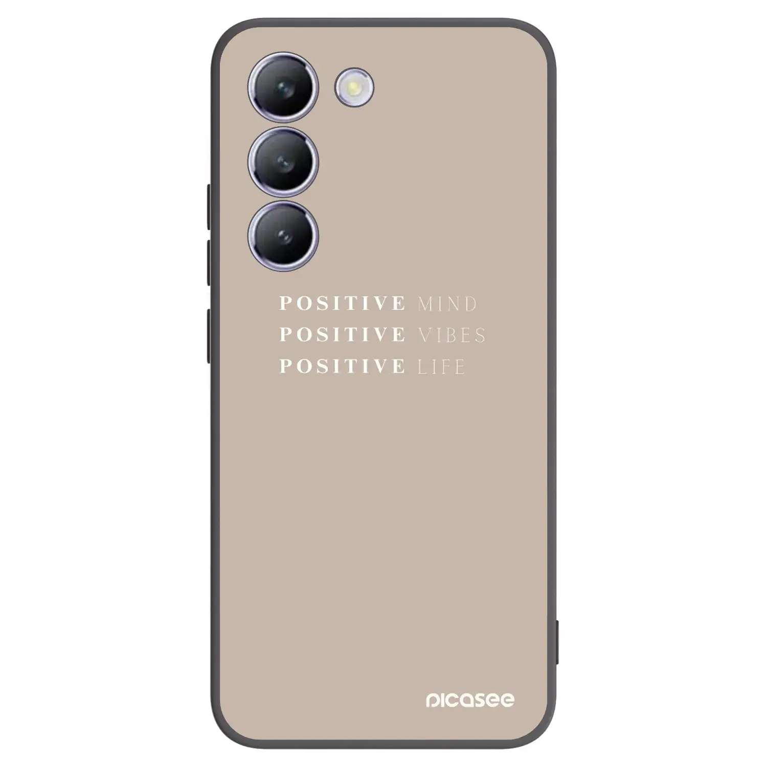 Silikonový černý obal pro Vivo V40 SE 5G - Positive Vibes