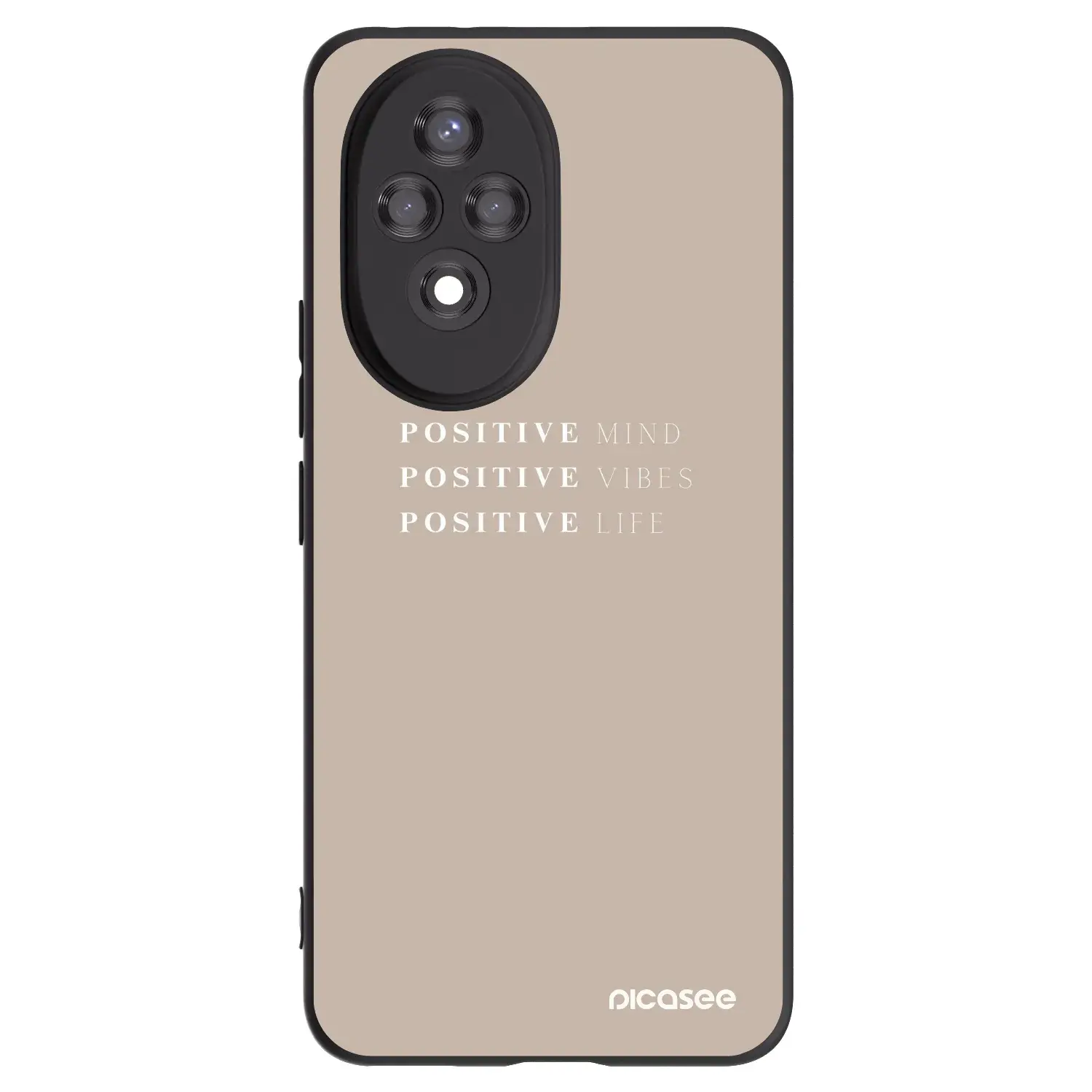 Silikonový černý obal pro Honor 200 5G - Positive Vibes