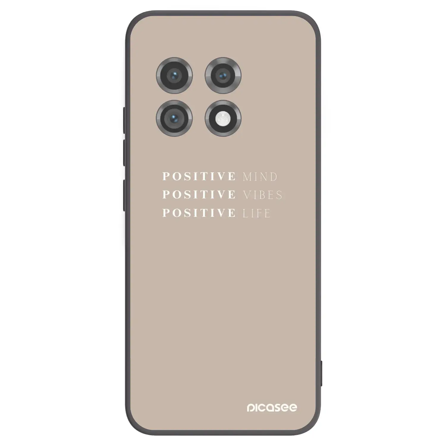 Silikonový černý obal pro OnePlus 11 5G - Positive Vibes