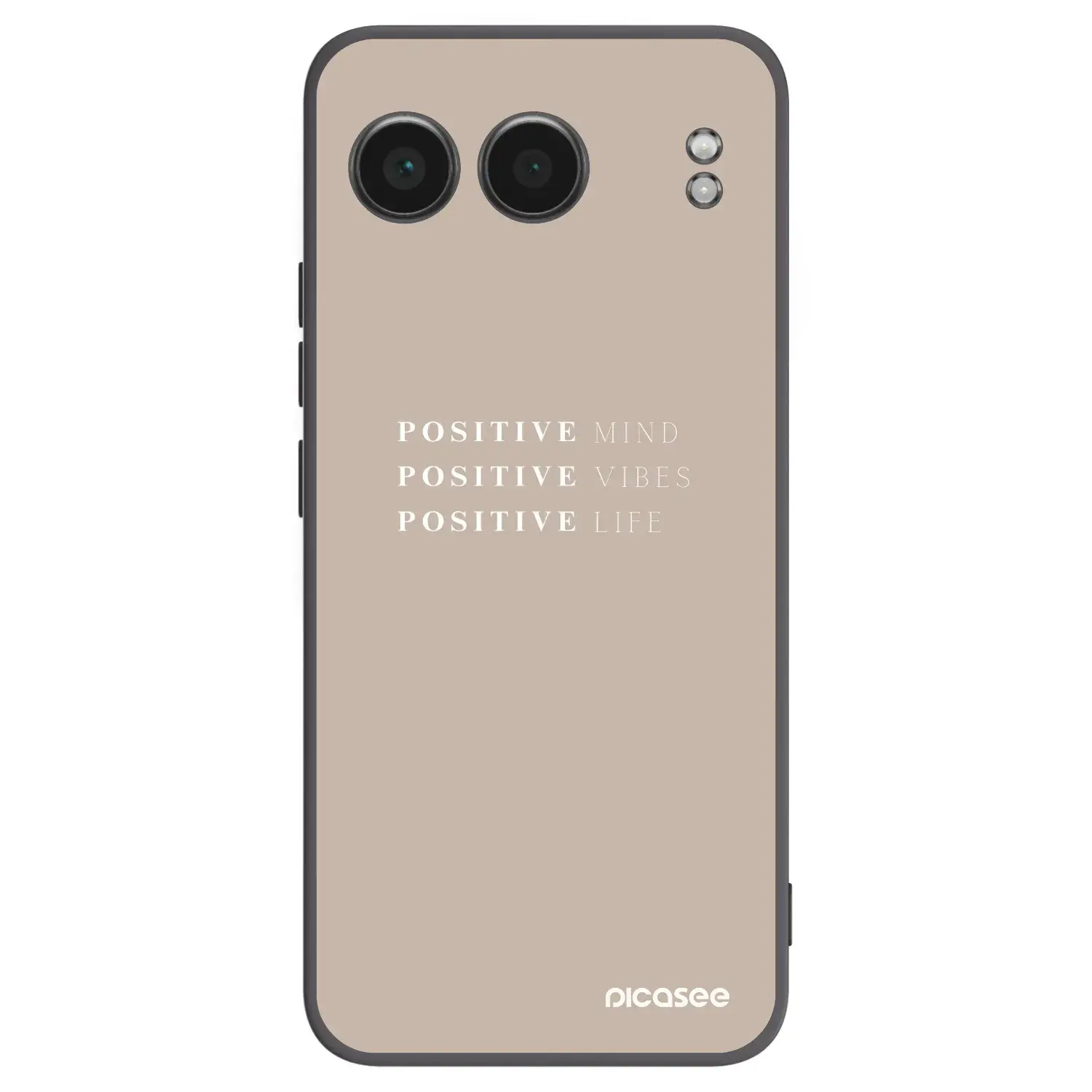 Silikonový černý obal pro OnePlus Nord 4 - Positive Vibes