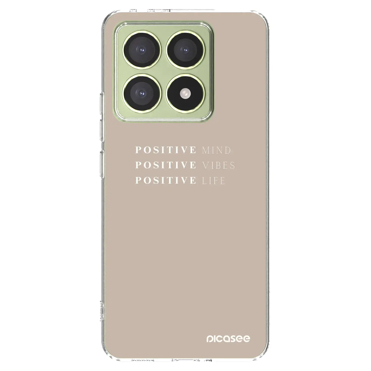 Silikonový průhledný obal pro Xiaomi 14T - Positive Vibes
