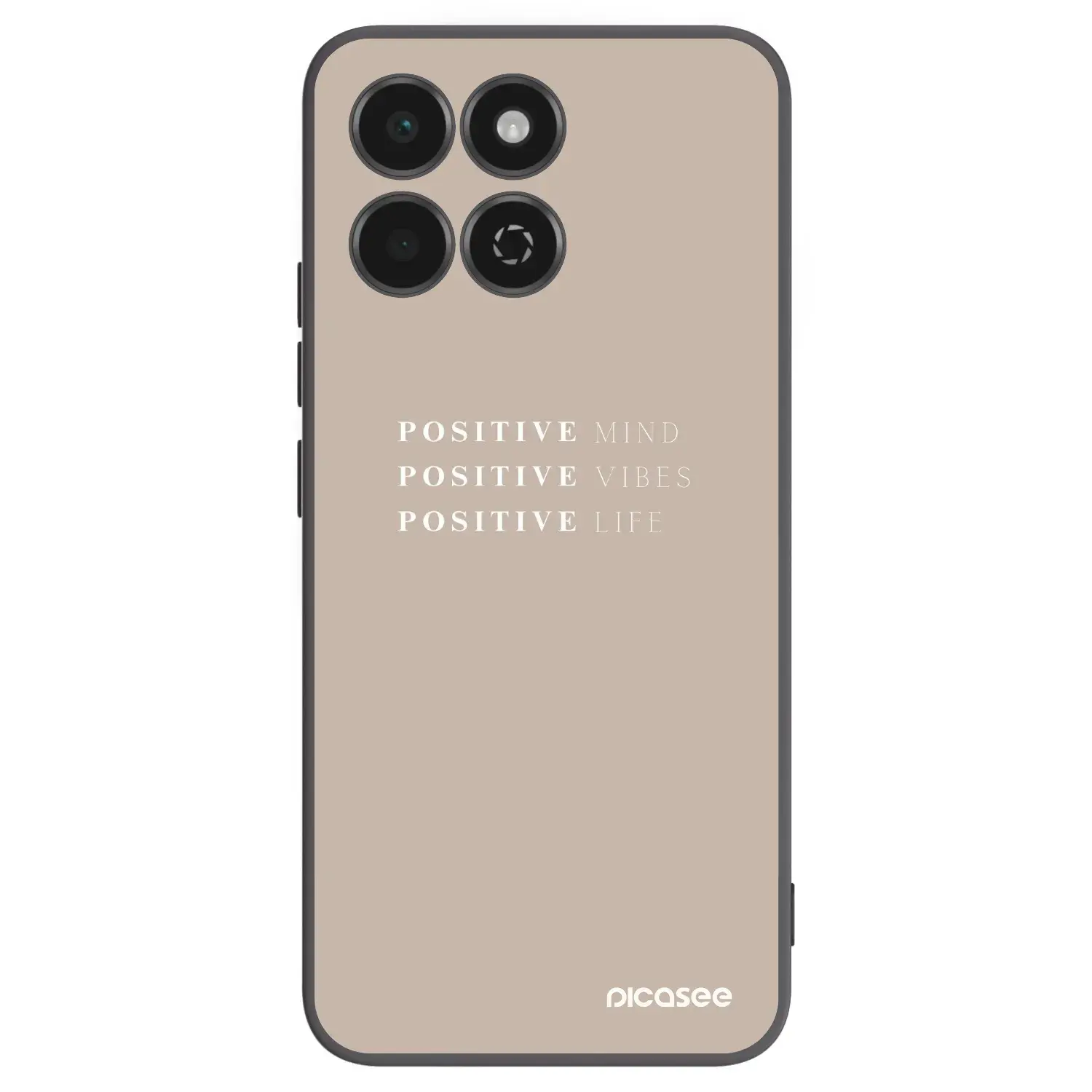 Silikonový černý obal pro Honor 200 Smart 5G - Positive Vibes