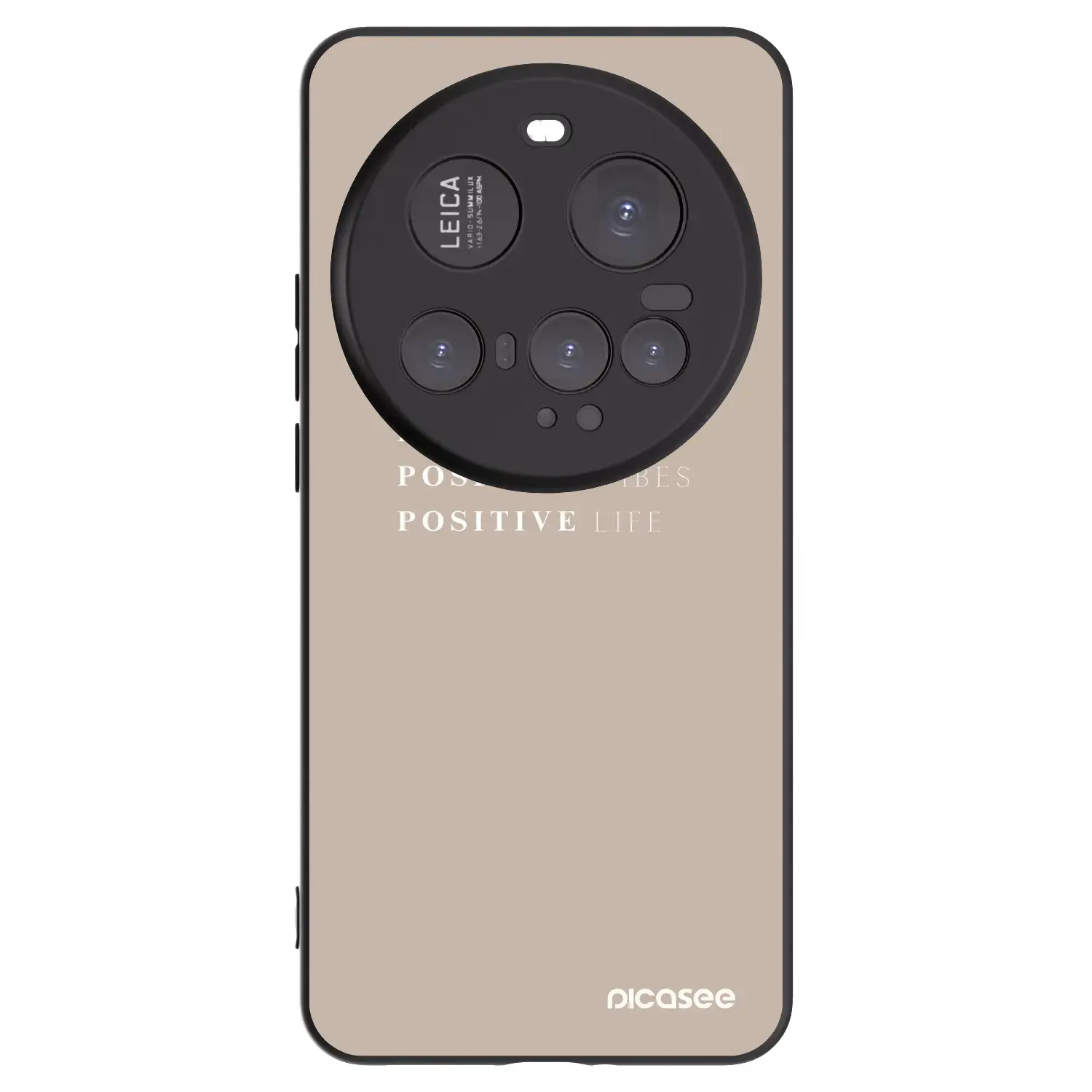 Silikonový černý obal pro Xiaomi 15 Ultra - Positive Vibes