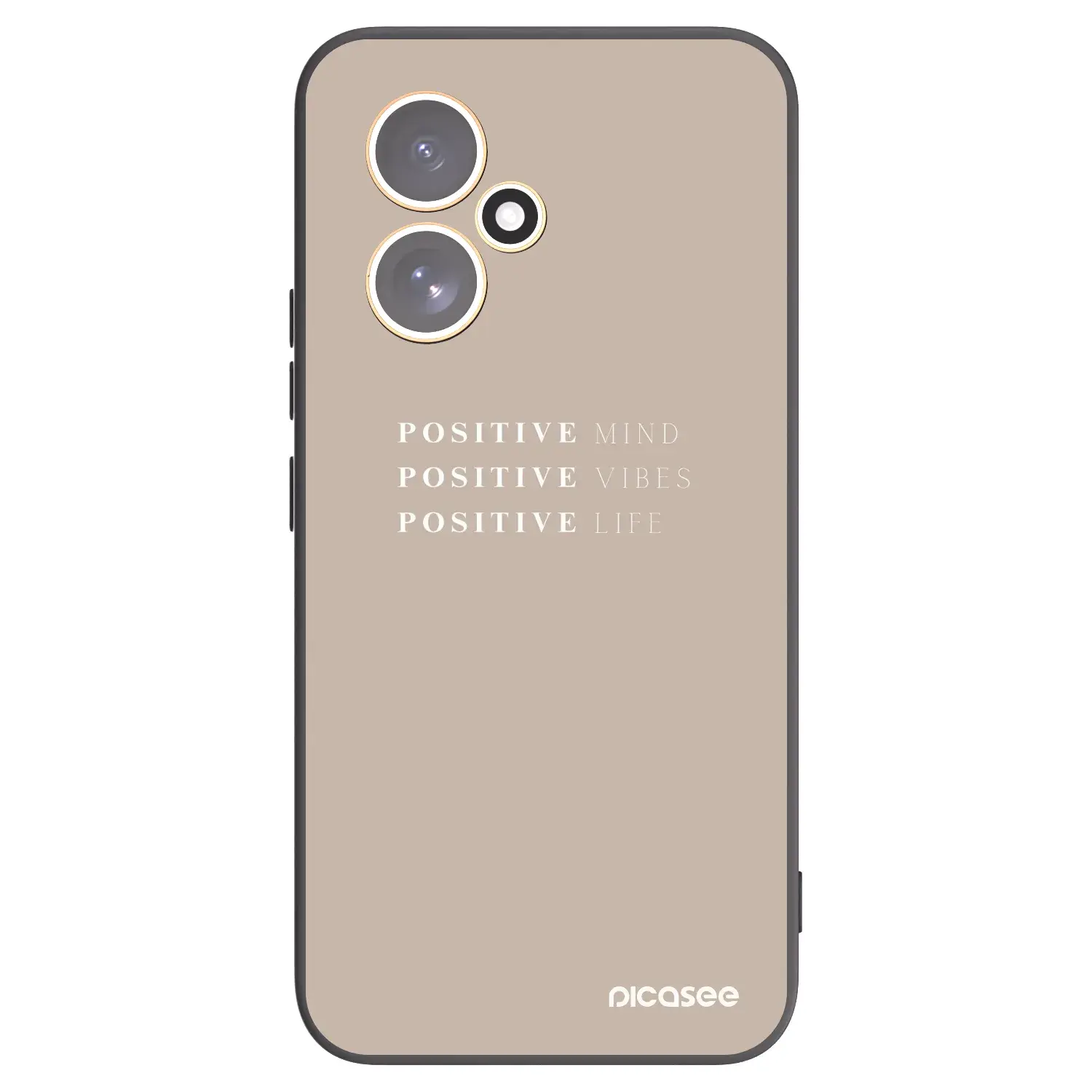 Silikonový černý obal pro Honor 400 5G - Positive Vibes