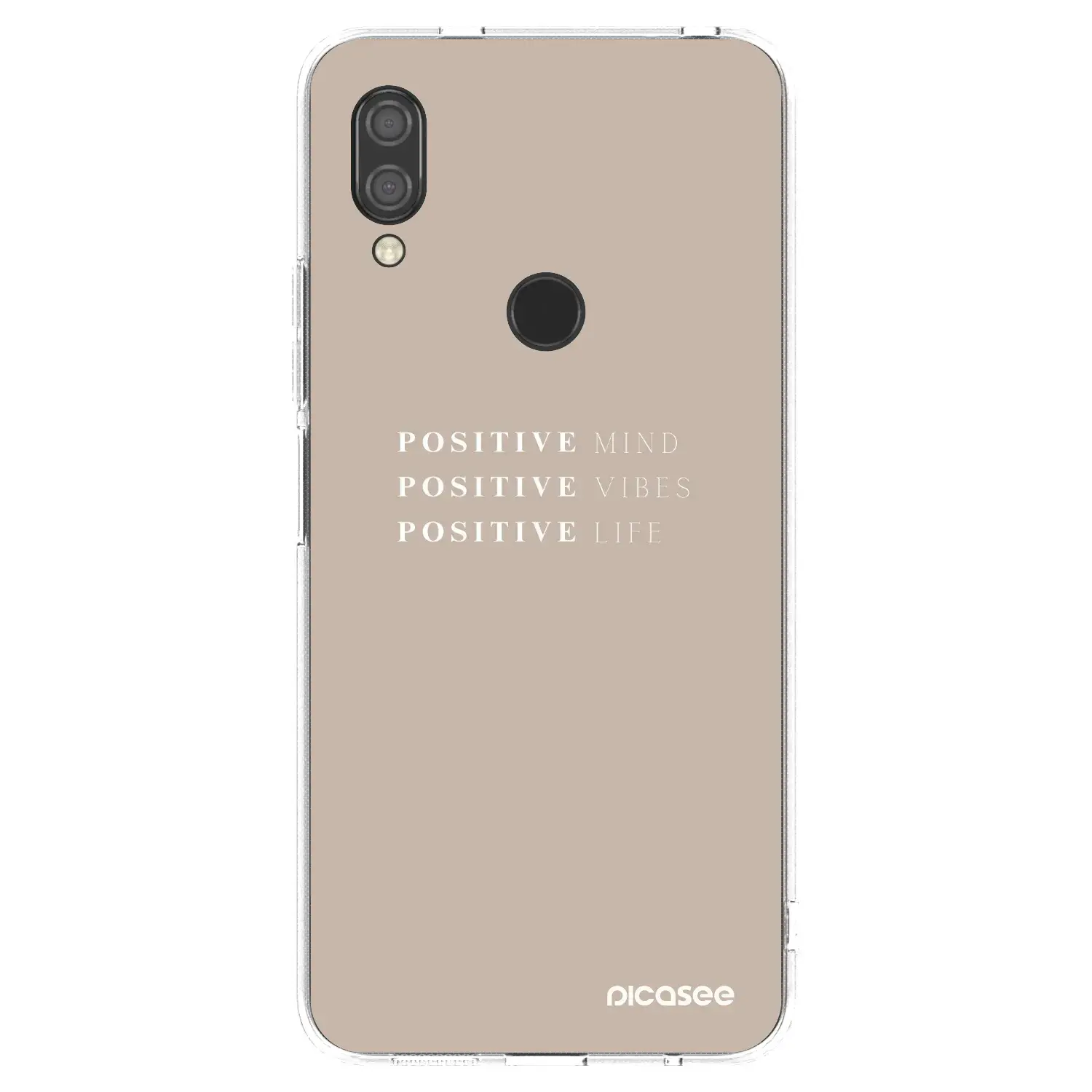 Silikonový průhledný obal pro Xiaomi Redmi 7 - Positive Vibes