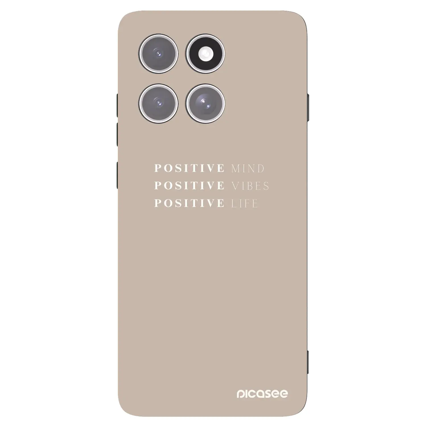 Silikonový černý obal pro Motorola Edge 60 Pro - Positive Vibes