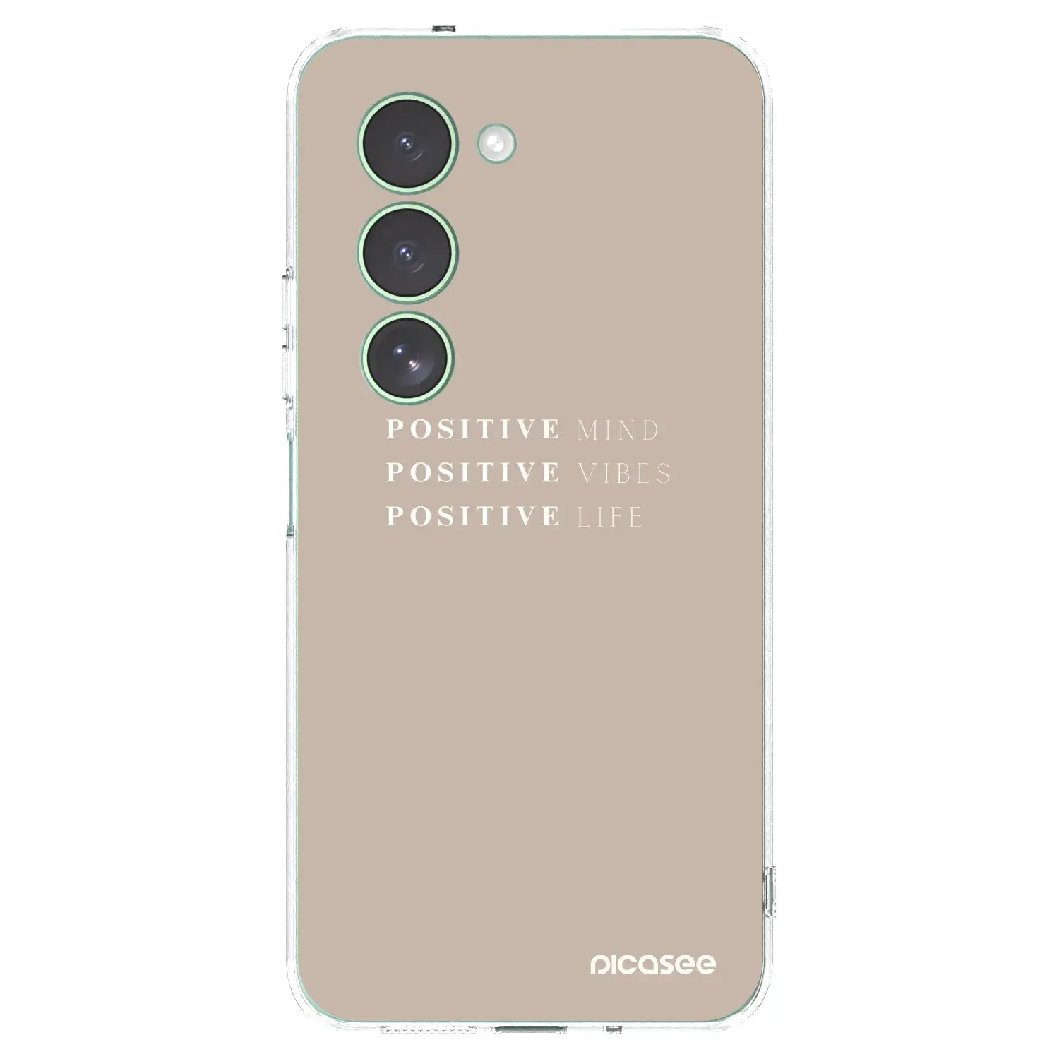 Silikonový průhledný obal pro Xiaomi Redmi 15 5G - Positive Vibes