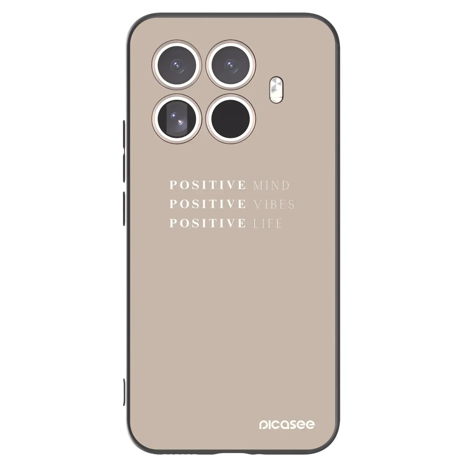 Silikonový černý obal pro Xiaomi 15T Pro - Positive Vibes