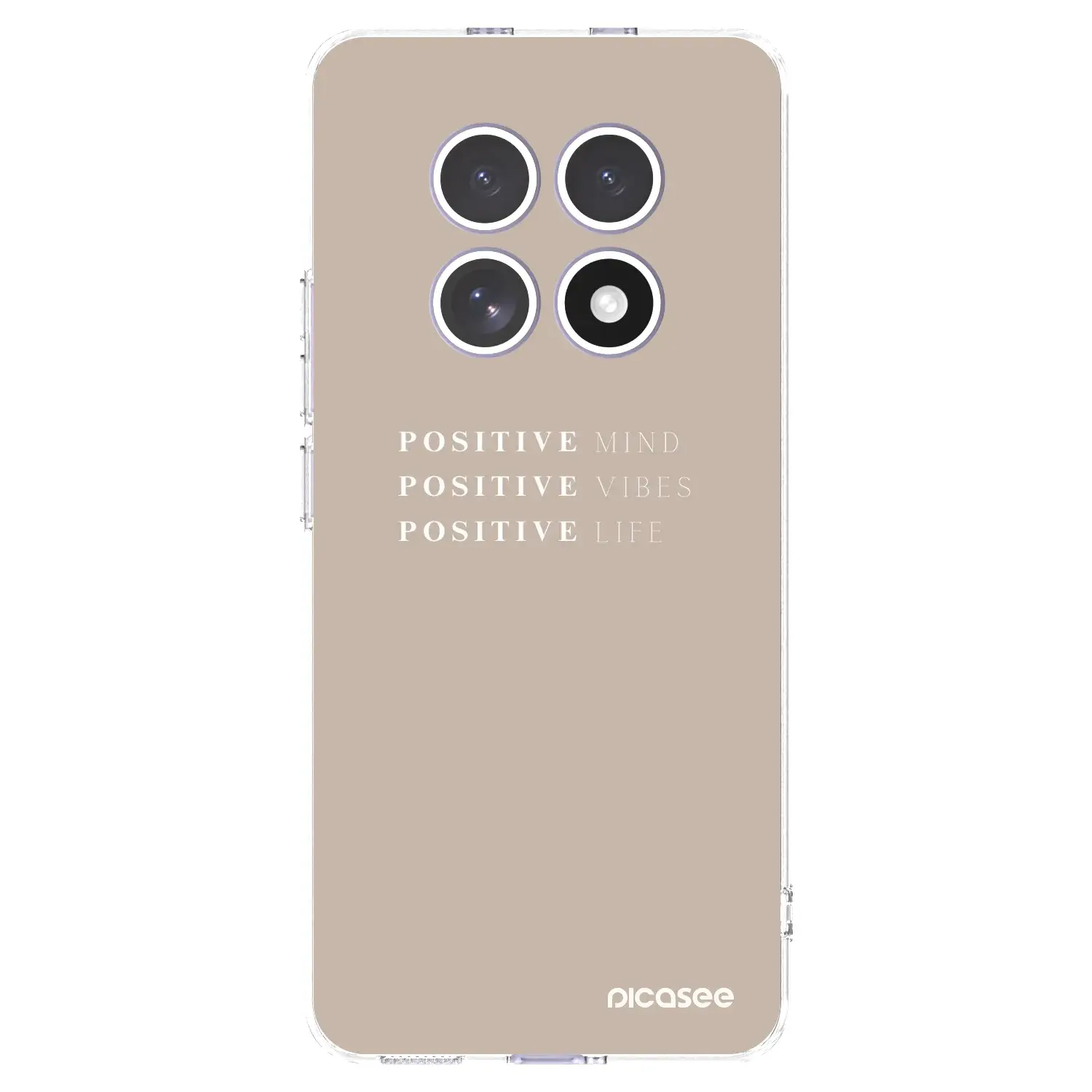 Silikonový průhledný obal pro Xiaomi Redmi Note 15 4G - Positive Vibes