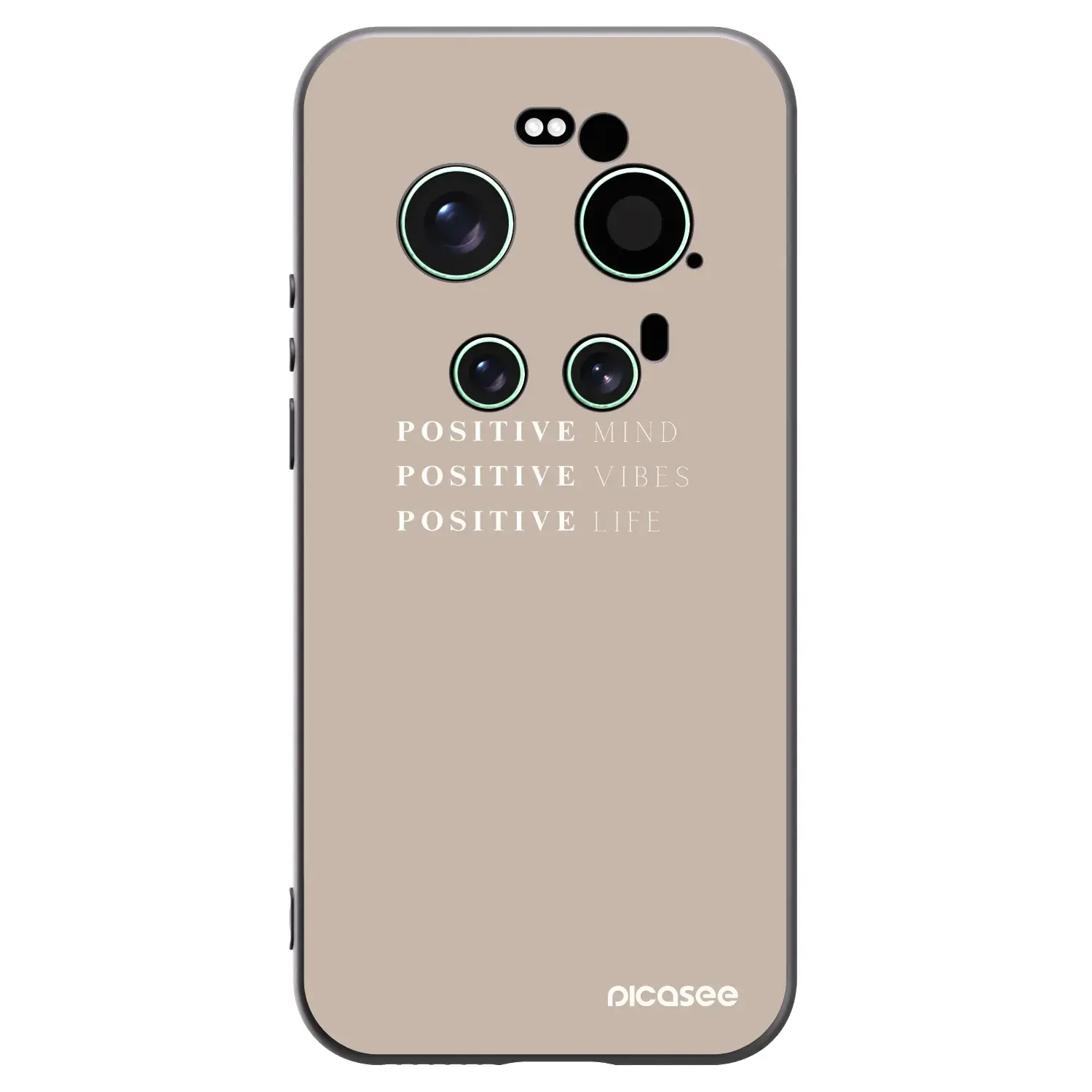 Silikonový černý obal pro Xiaomi 17 Ultra - Positive Vibes
