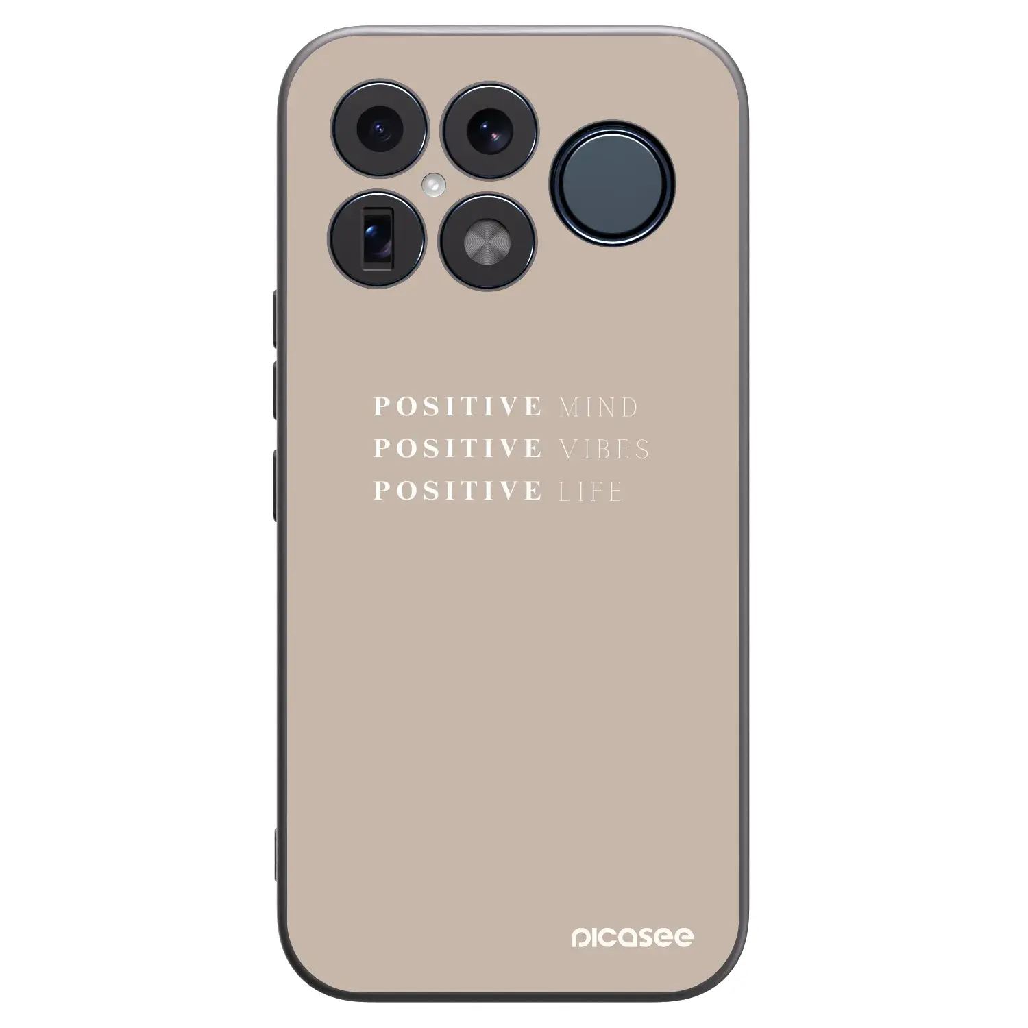 Silikonový černý obal pro Xiaomi Poco F8 Ultra - Positive Vibes