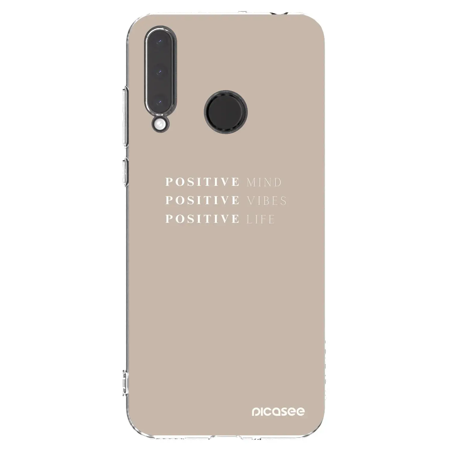 Silikonový průhledný obal pro Honor 20 Lite - Positive Vibes