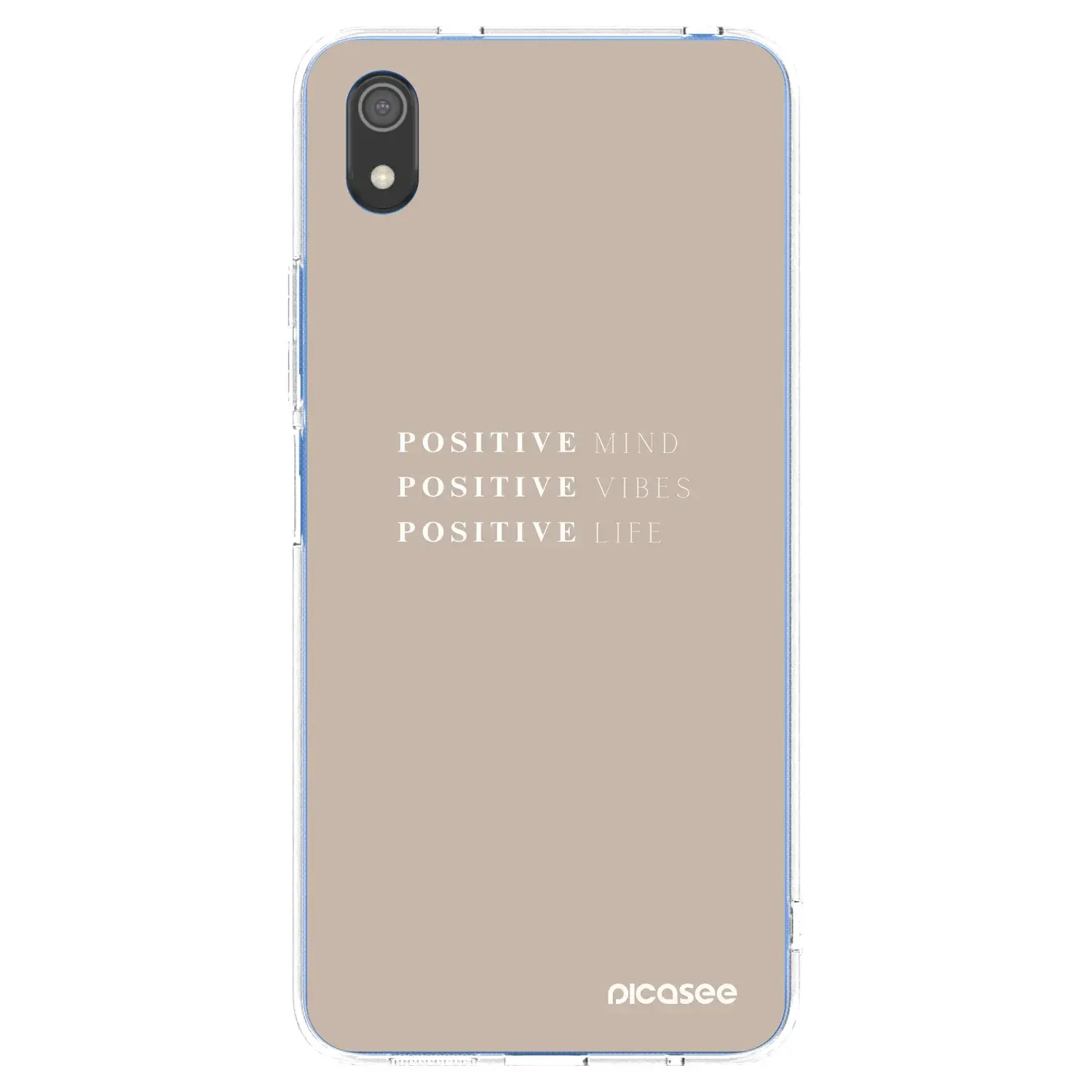 Silikonový průhledný obal pro Xiaomi Redmi 7A - Positive Vibes