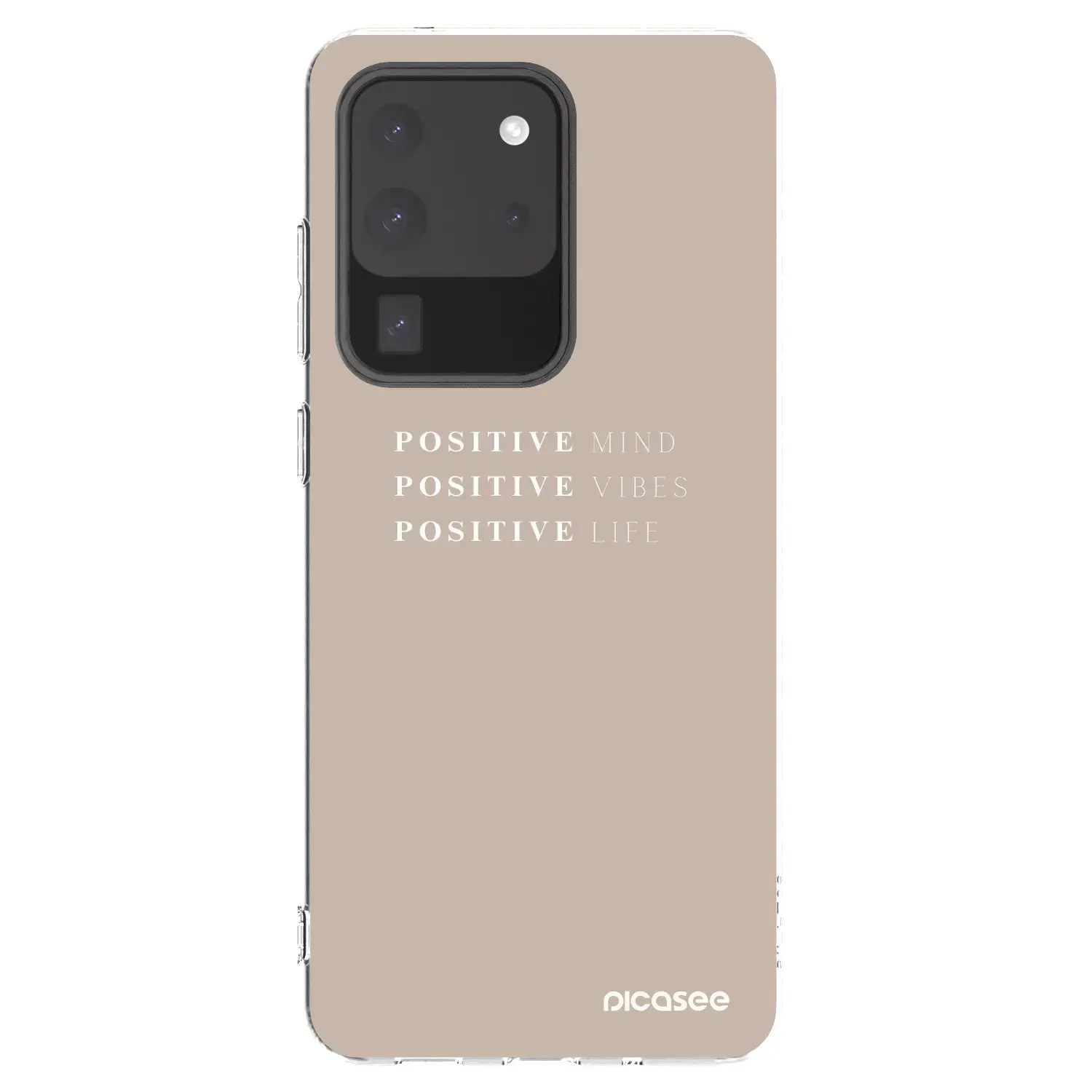 Silikonový průhledný obal pro Samsung Galaxy S20 Ultra 5G G988F - Positive Vibes
