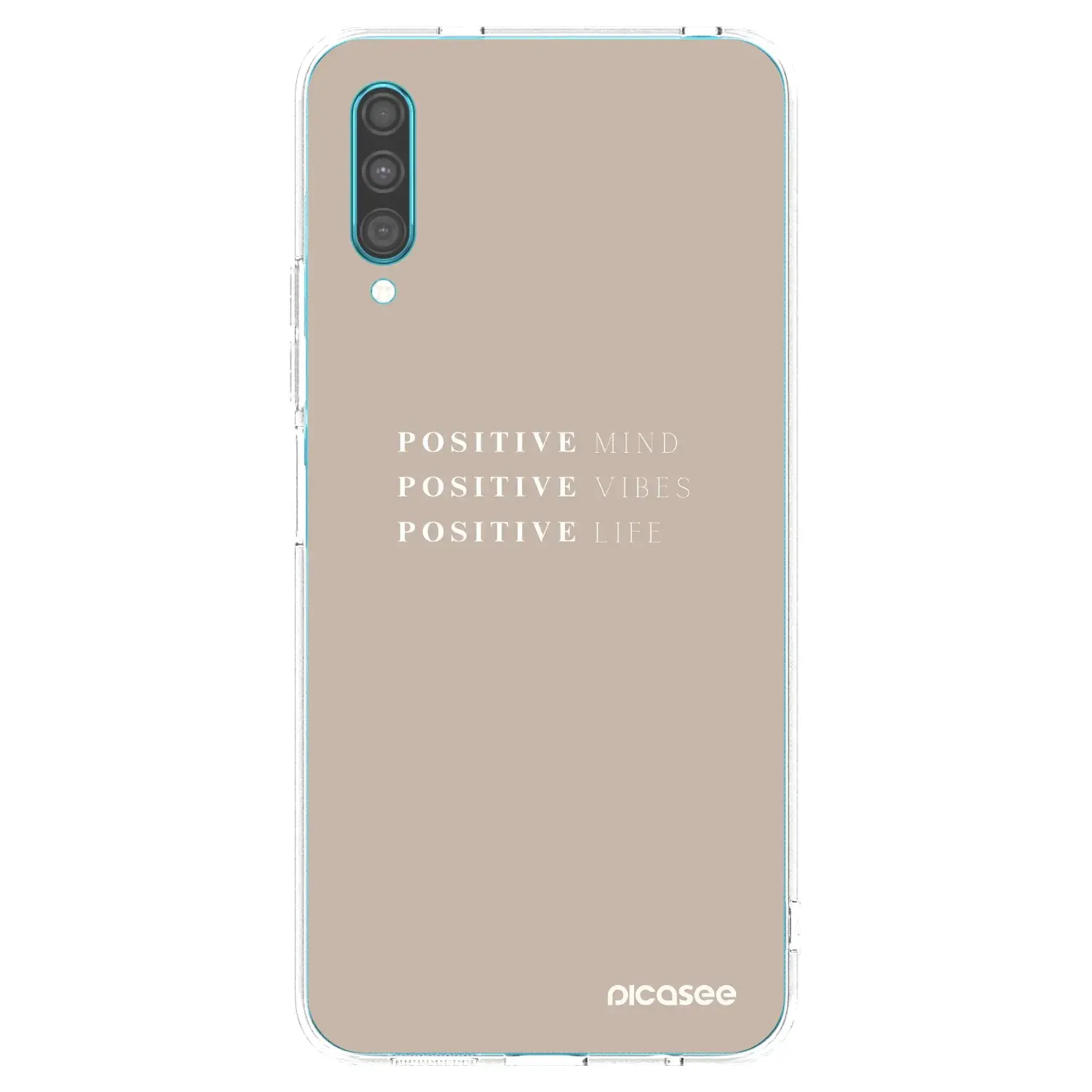 Silikonový průhledný obal pro Samsung Galaxy A30s A307F - Positive Vibes