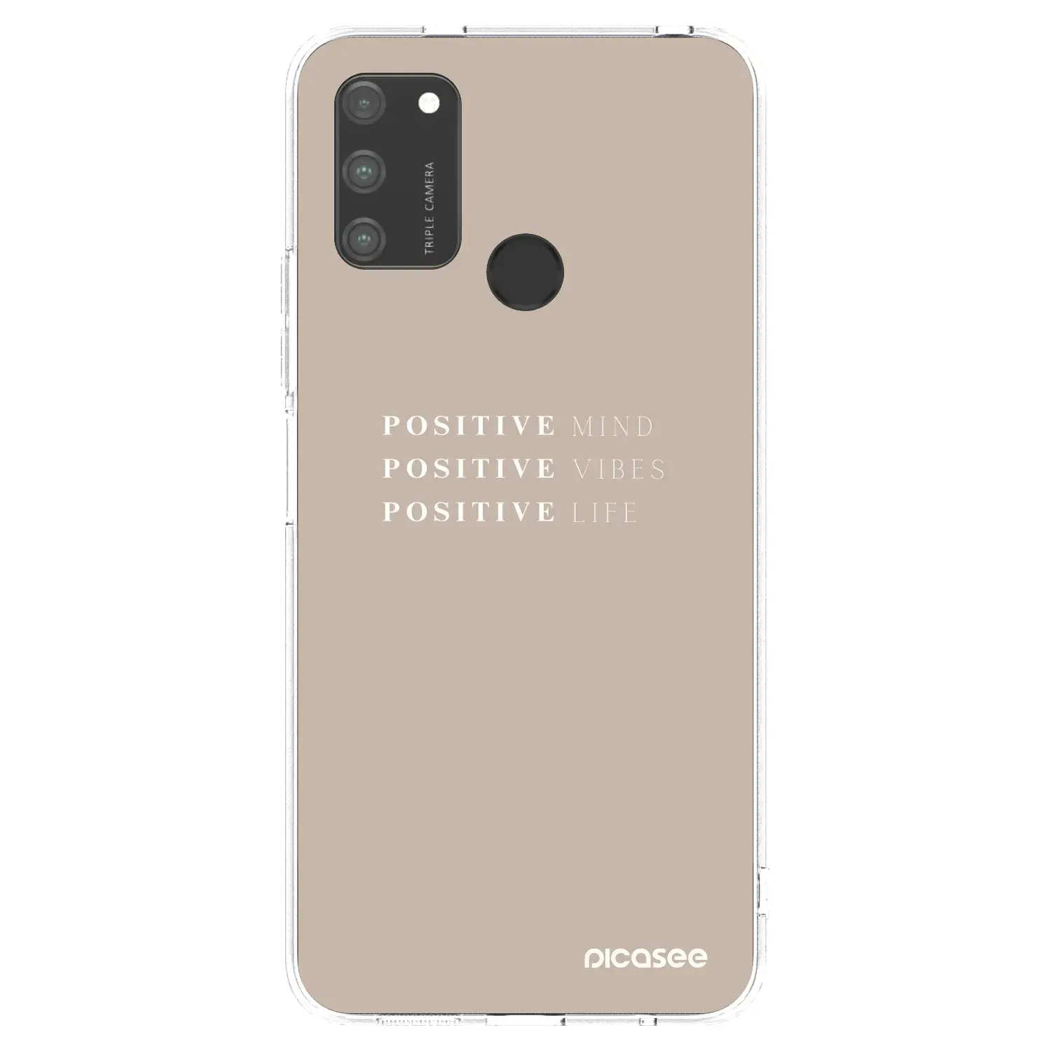 Silikonový průhledný obal pro Honor 9A - Positive Vibes