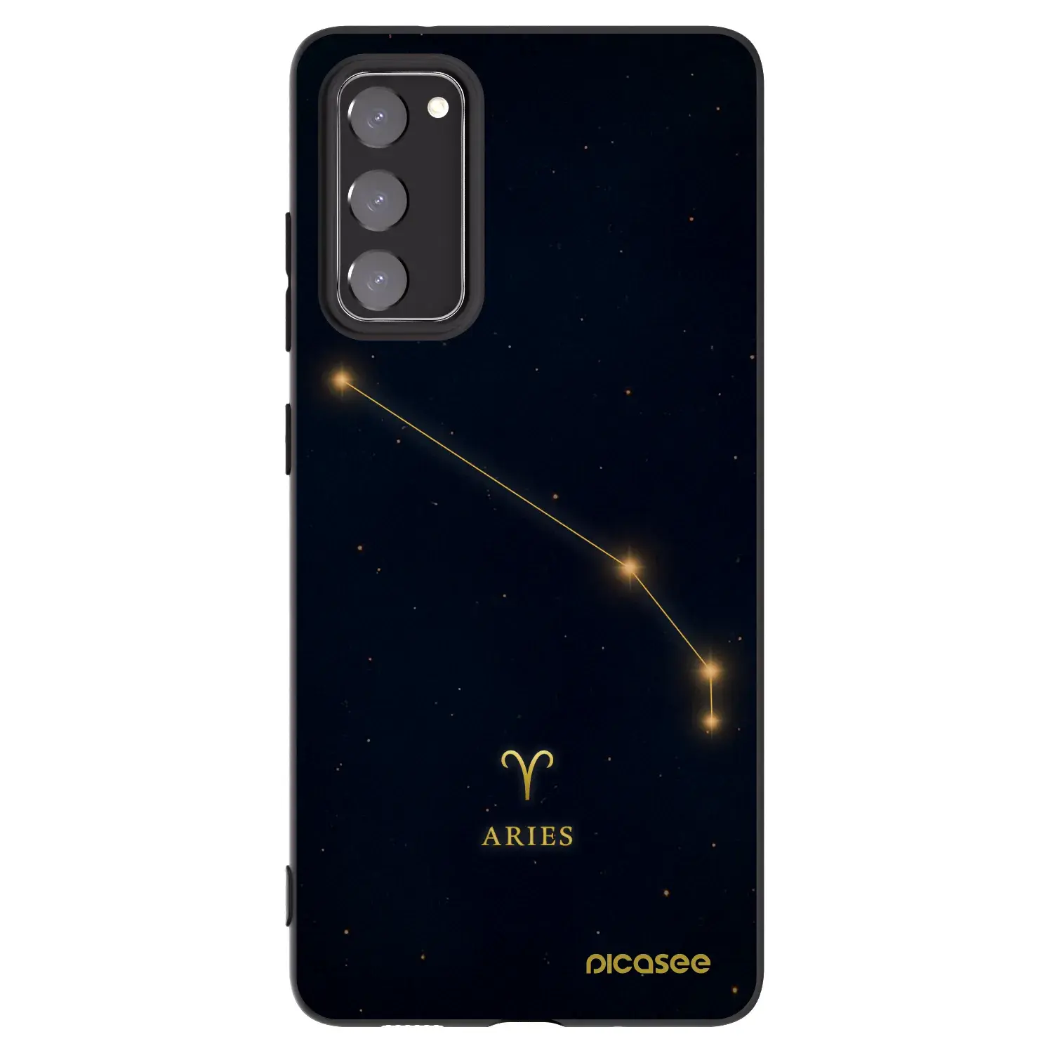 Silikonový černý obal pro Samsung Galaxy S20 FE - ARIES