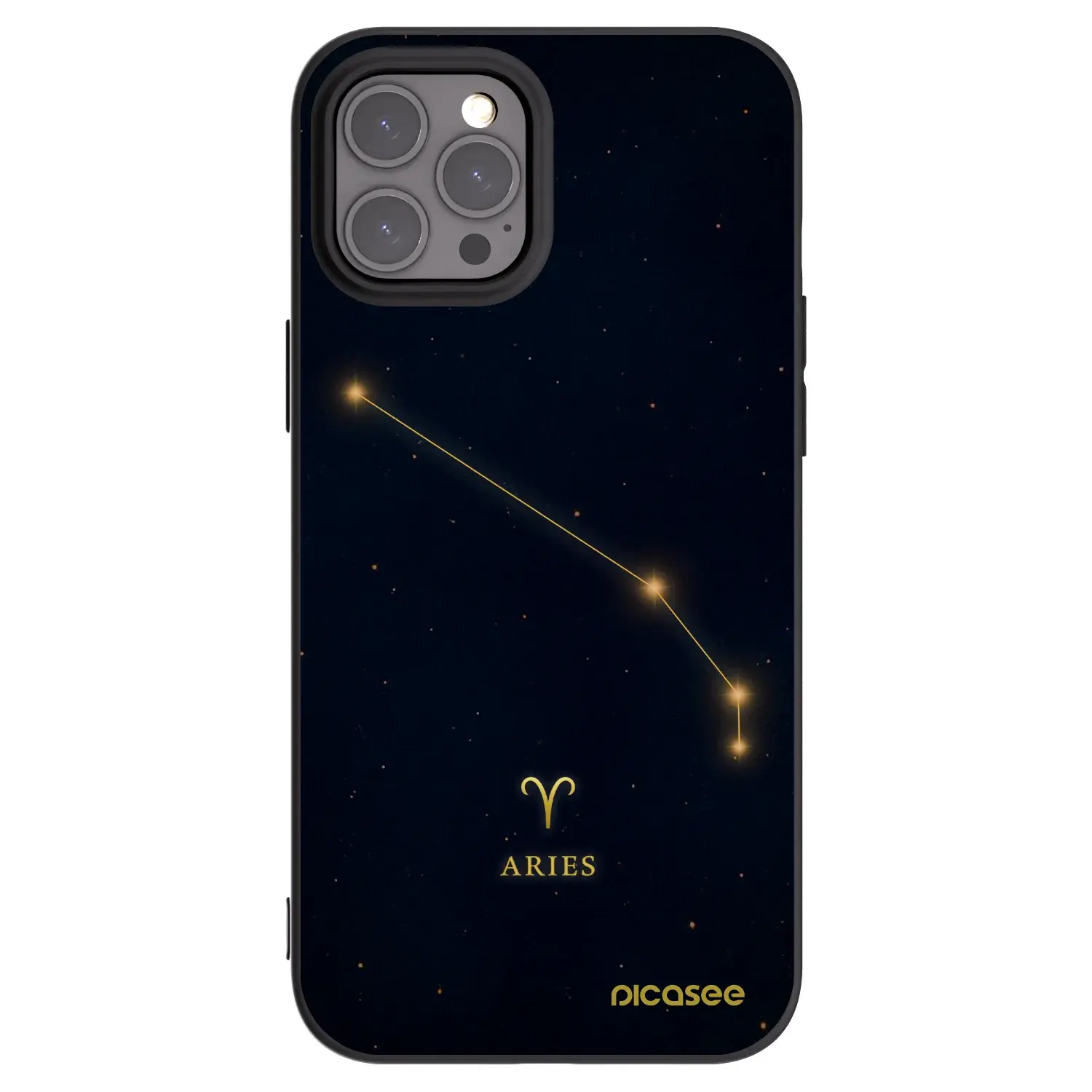 Silikonový černý obal pro Apple iPhone 12 Pro Max - ARIES