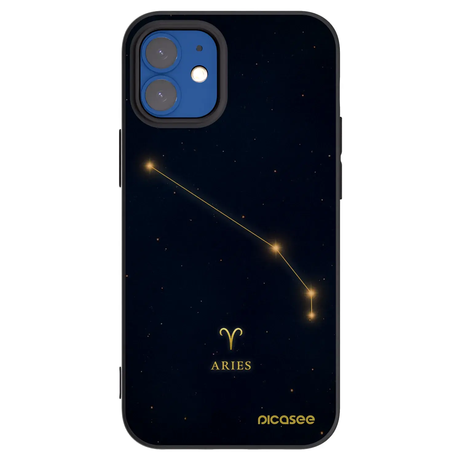 Silikonový černý obal pro Apple iPhone 12 mini - ARIES
