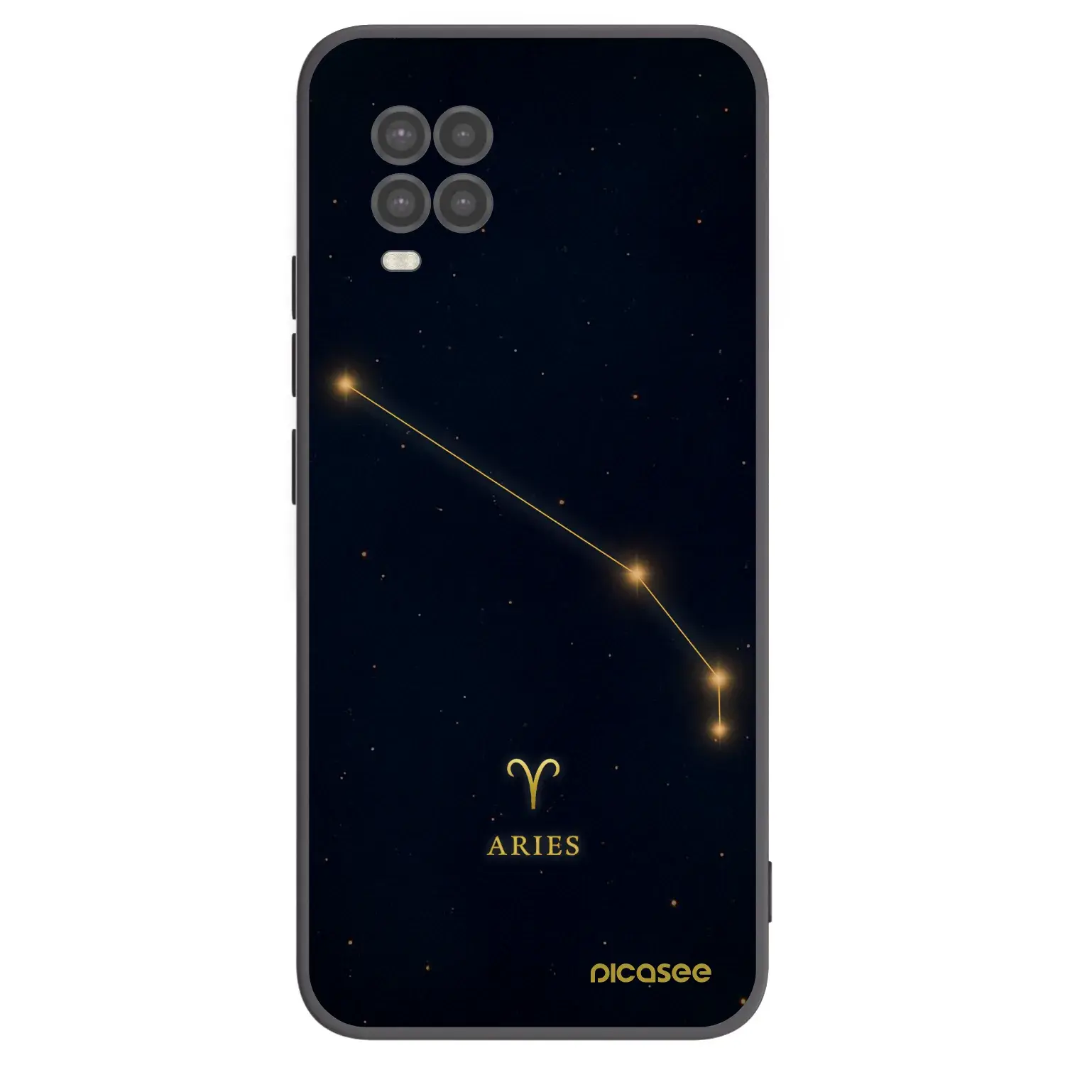 Silikonový černý obal pro Xiaomi Mi 10 Lite - ARIES