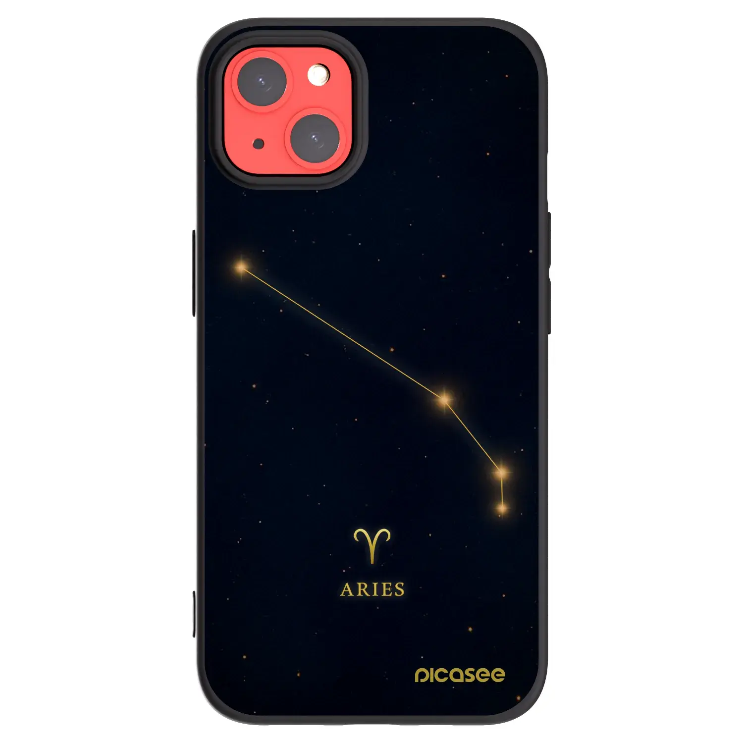 Silikonový černý obal pro Apple iPhone 13 - ARIES