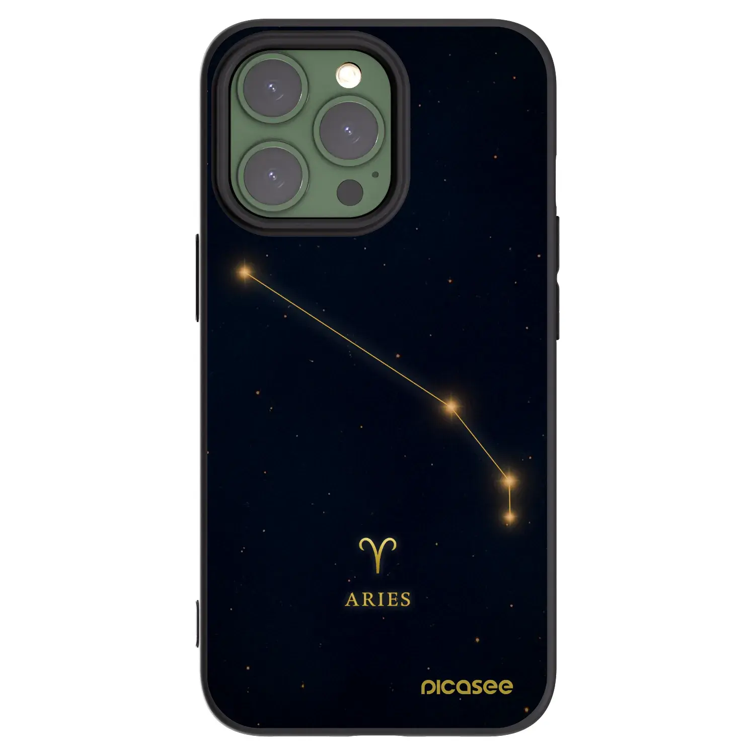Silikonový černý obal pro Apple iPhone 13 Pro - ARIES
