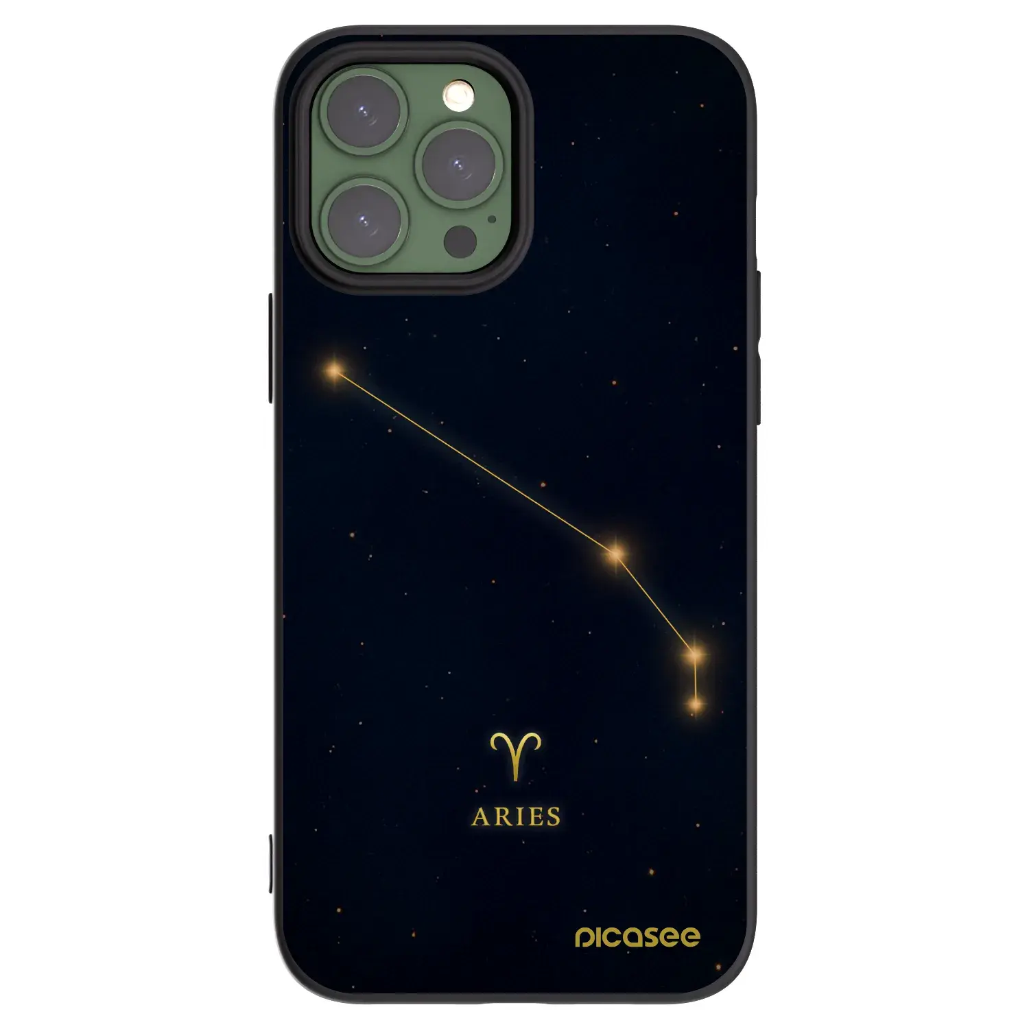 Silikonový černý obal pro Apple iPhone 13 Pro Max - ARIES