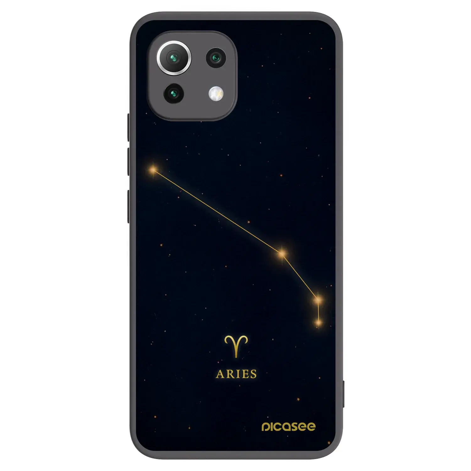 Silikonový černý obal pro Xiaomi 11 Lite 5G NE - ARIES