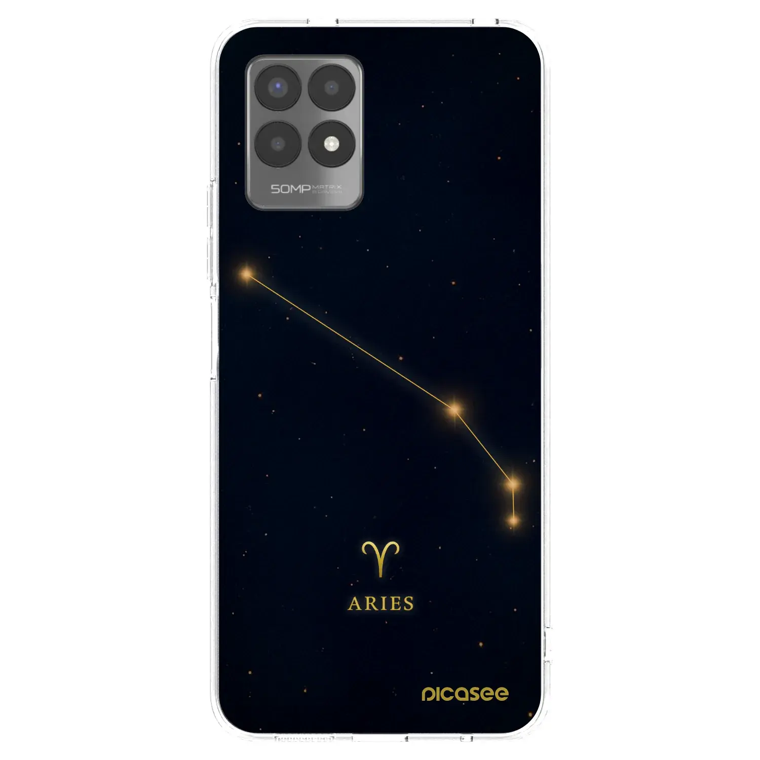 Silikonový průhledný obal pro Realme 8i - ARIES